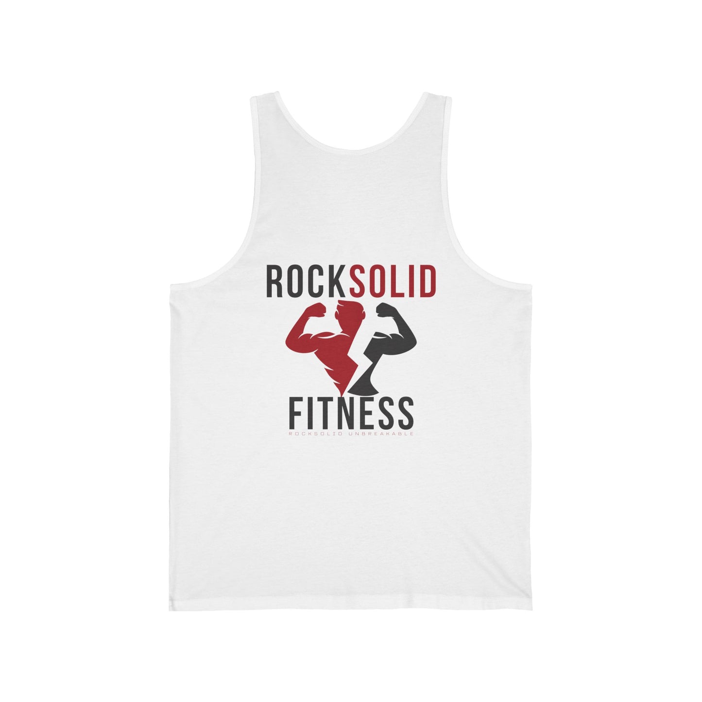 RockSolid Unbreakable | Unisex Jersey Tank | Original Logo | White or Gray - ZenGen USA