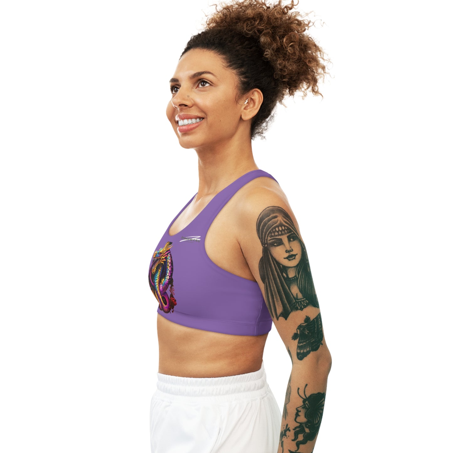 Dragon Sports Bra | Orchid | Rock Solid | ZenGen USA - ZenGen USA