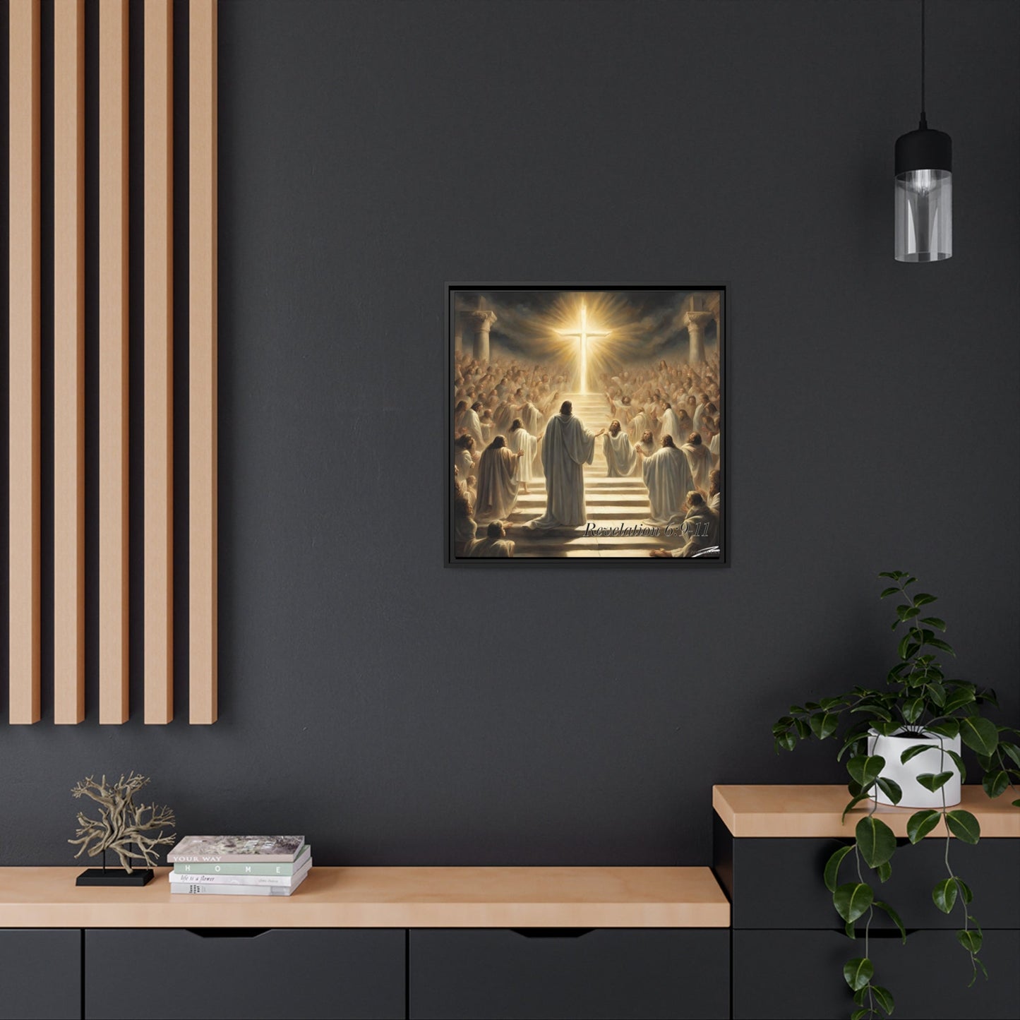 Canvas Print - Revelation Collection | 5th Seal Revelation 6:9-11 | Matte Canvas, Black Frame | ZenGen USA - ZenGen USACanvas