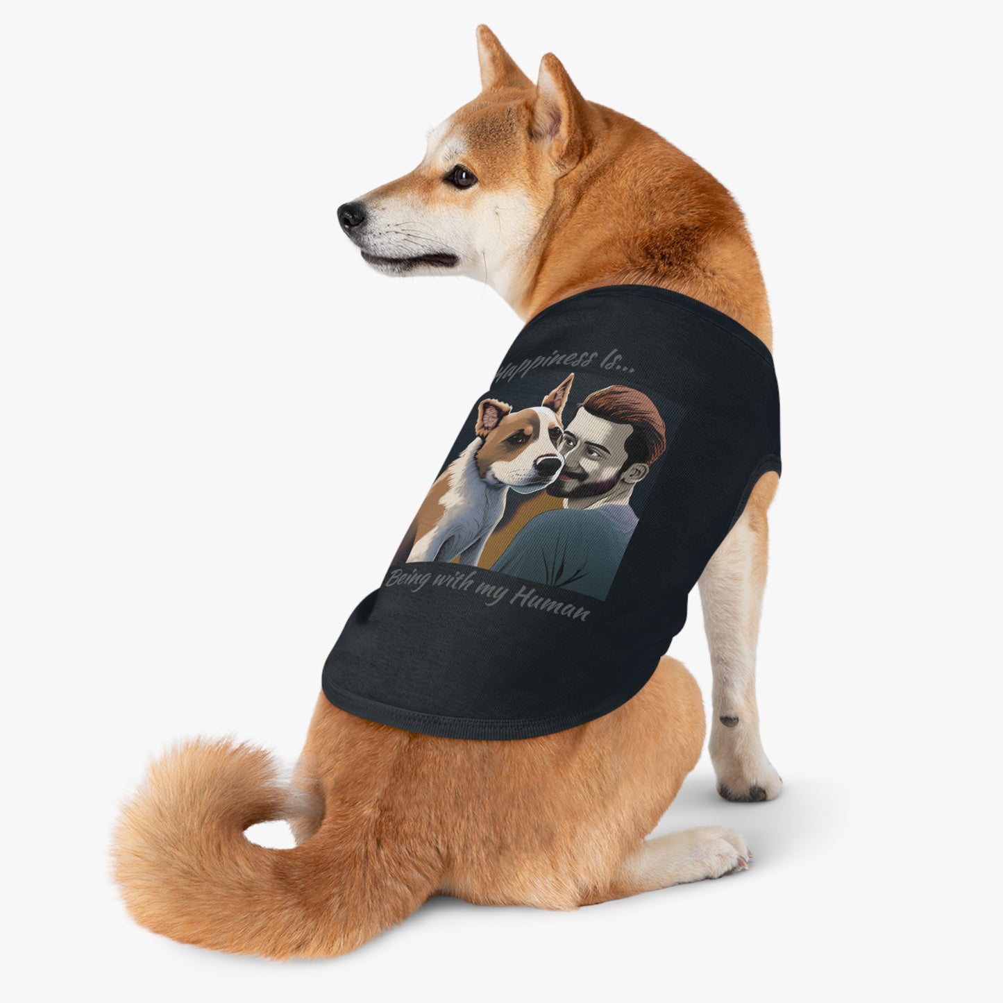 Pet Tank Top Doggy - Happiness is... ZenGen Furry Nation - ZenGen USA