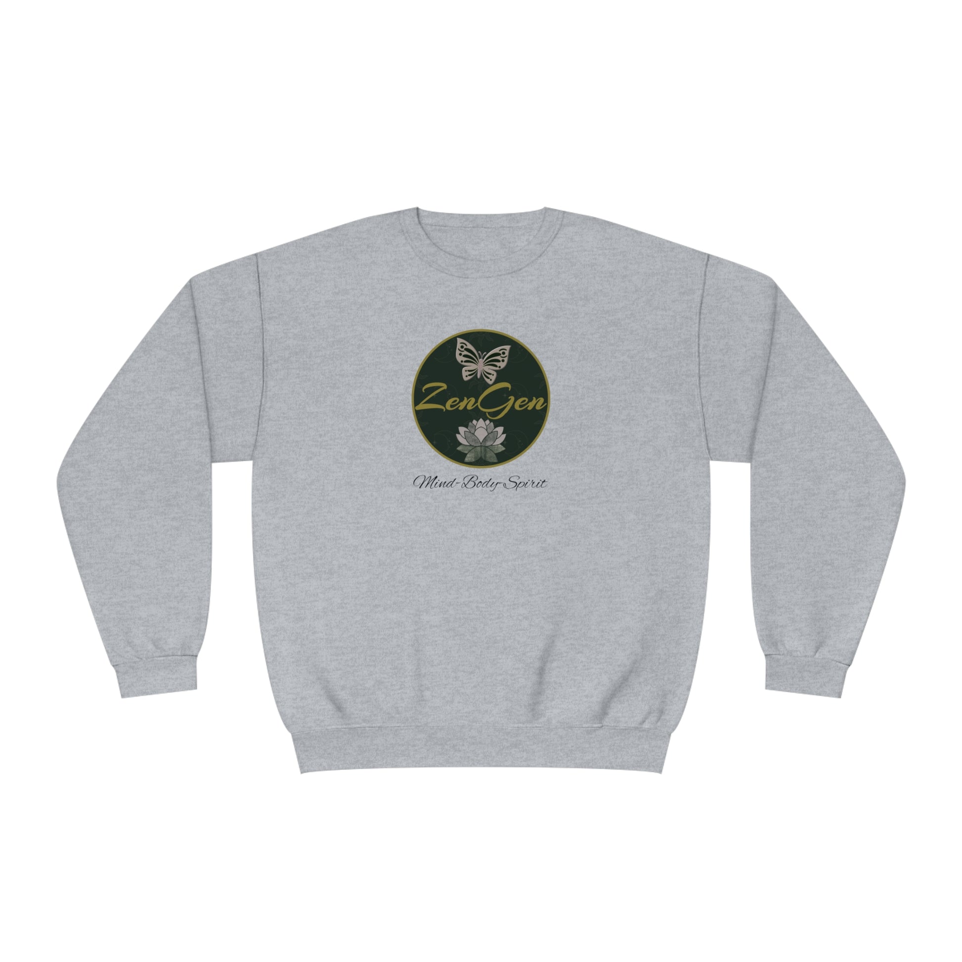 ZenGen Logo Sweatshirt - Unisex NuBlend® Crewneck Sweatshirt - ZenGen USA