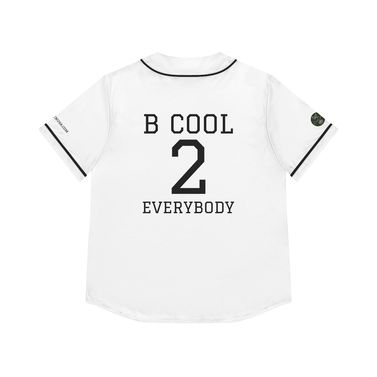 ZenGen BCOOL2EVERYBODY Women's Baseball Jersey - In White - ZenGen USA