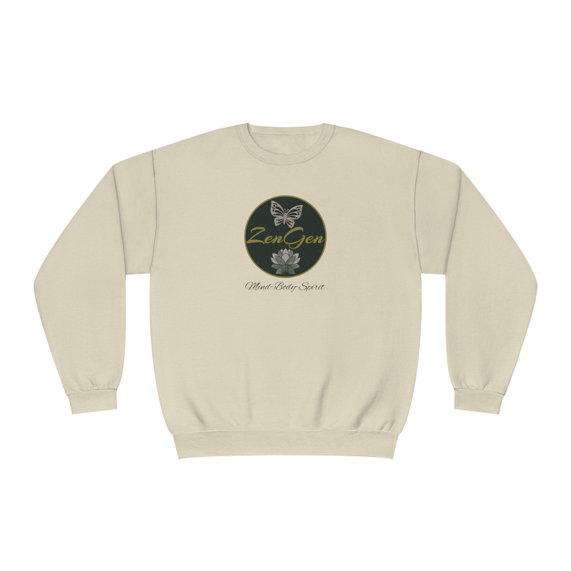 ZenGen Logo Sweatshirt - Unisex NuBlend® Crewneck Sweatshirt - ZenGen USA