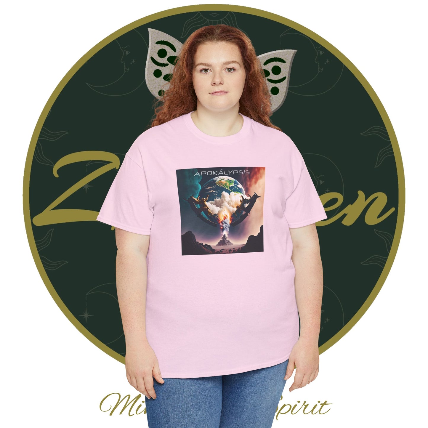 Apocalypse - 3rd Seal Revelation 6:5,6 - Unisex Heavy Cotton Tee - Revelation Collection - ZenGen USA - ZenGen USA