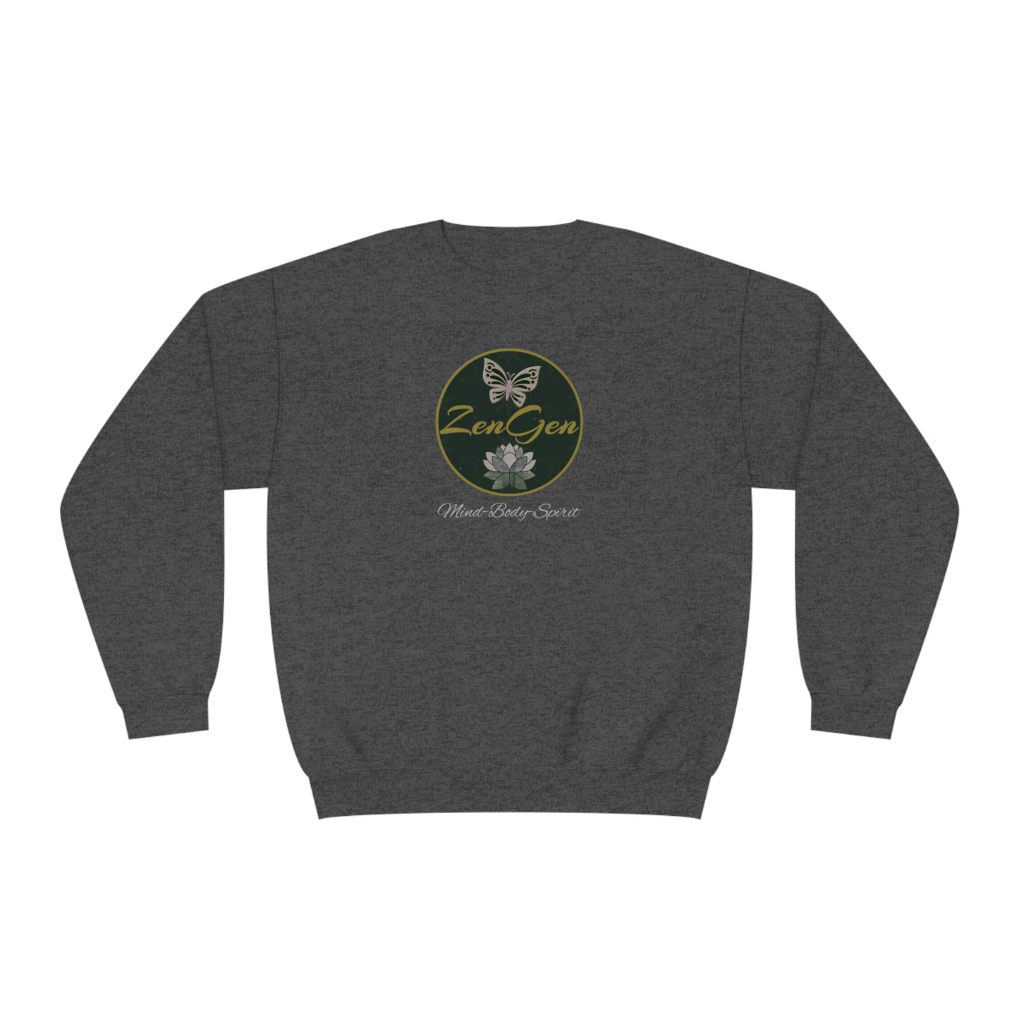 ZenGen Logo Sweatshirt - Unisex NuBlend® Crewneck Sweatshirt - ZenGen USA