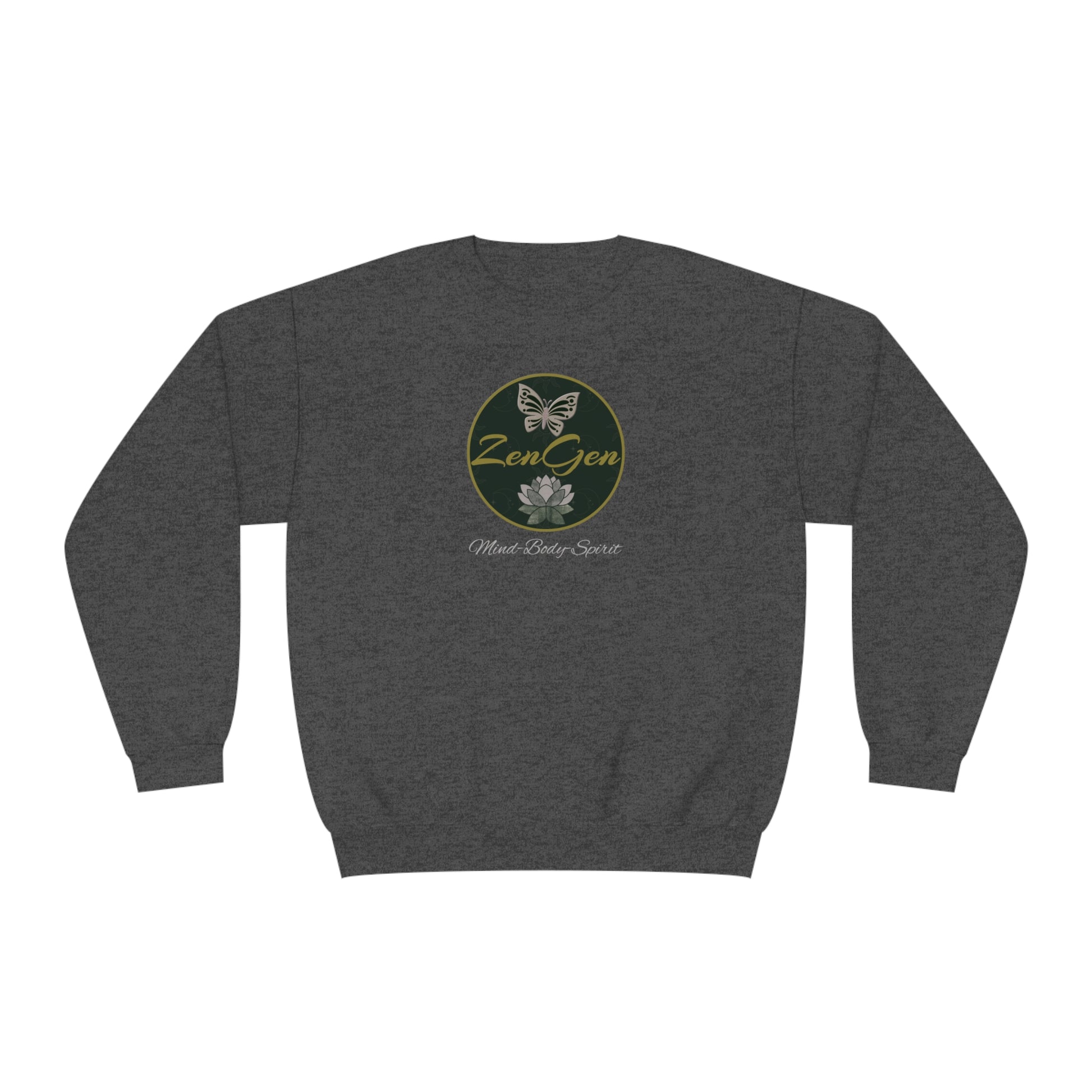 ZenGen Logo Sweatshirt - Unisex NuBlend® Crewneck Sweatshirt - ZenGen USA