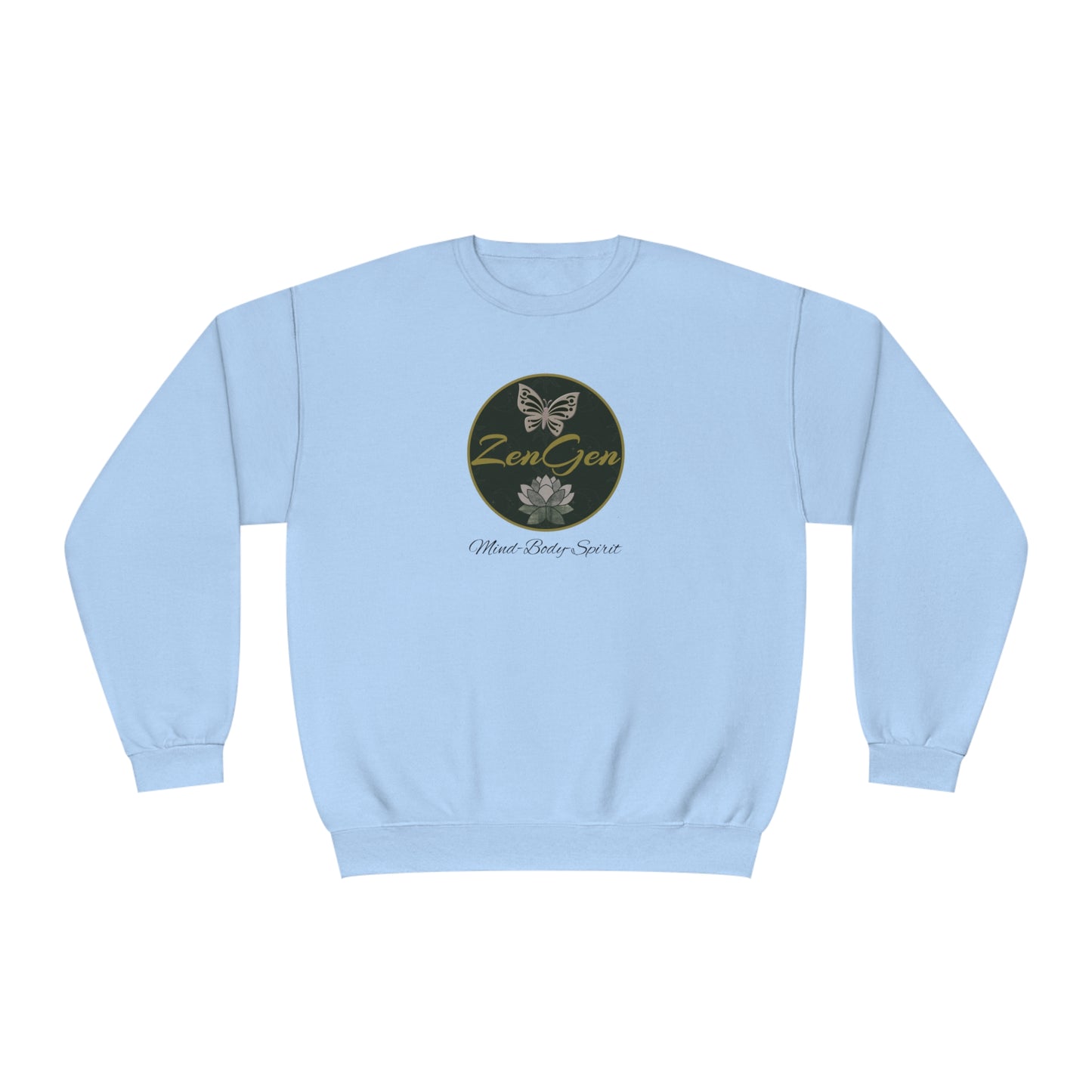 ZenGen Logo Sweatshirt - Unisex NuBlend® Crewneck Sweatshirt - ZenGen USA