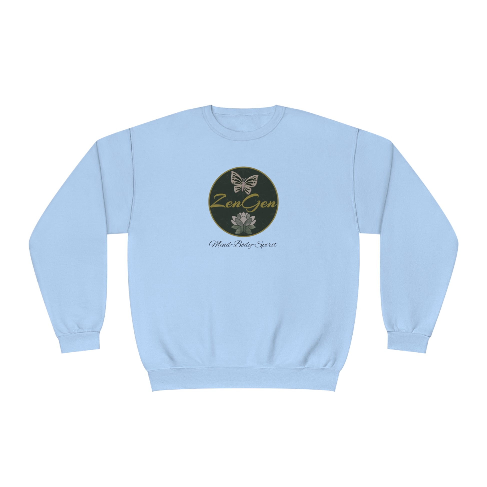 ZenGen Logo Sweatshirt - Unisex NuBlend® Crewneck Sweatshirt - ZenGen USA
