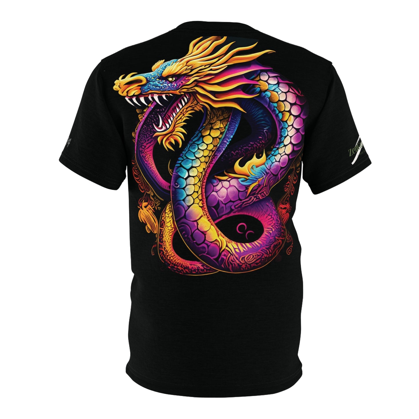 Dragon Unisex Cut & Sew Tee (AOP) | Kung Hei Fat Choi | ZenGen USA - ZenGen USA