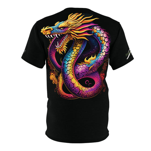 Dragon Unisex Cut & Sew Tee (AOP) | Kung Hei Fat Choi | ZenGen USA - ZenGen USA