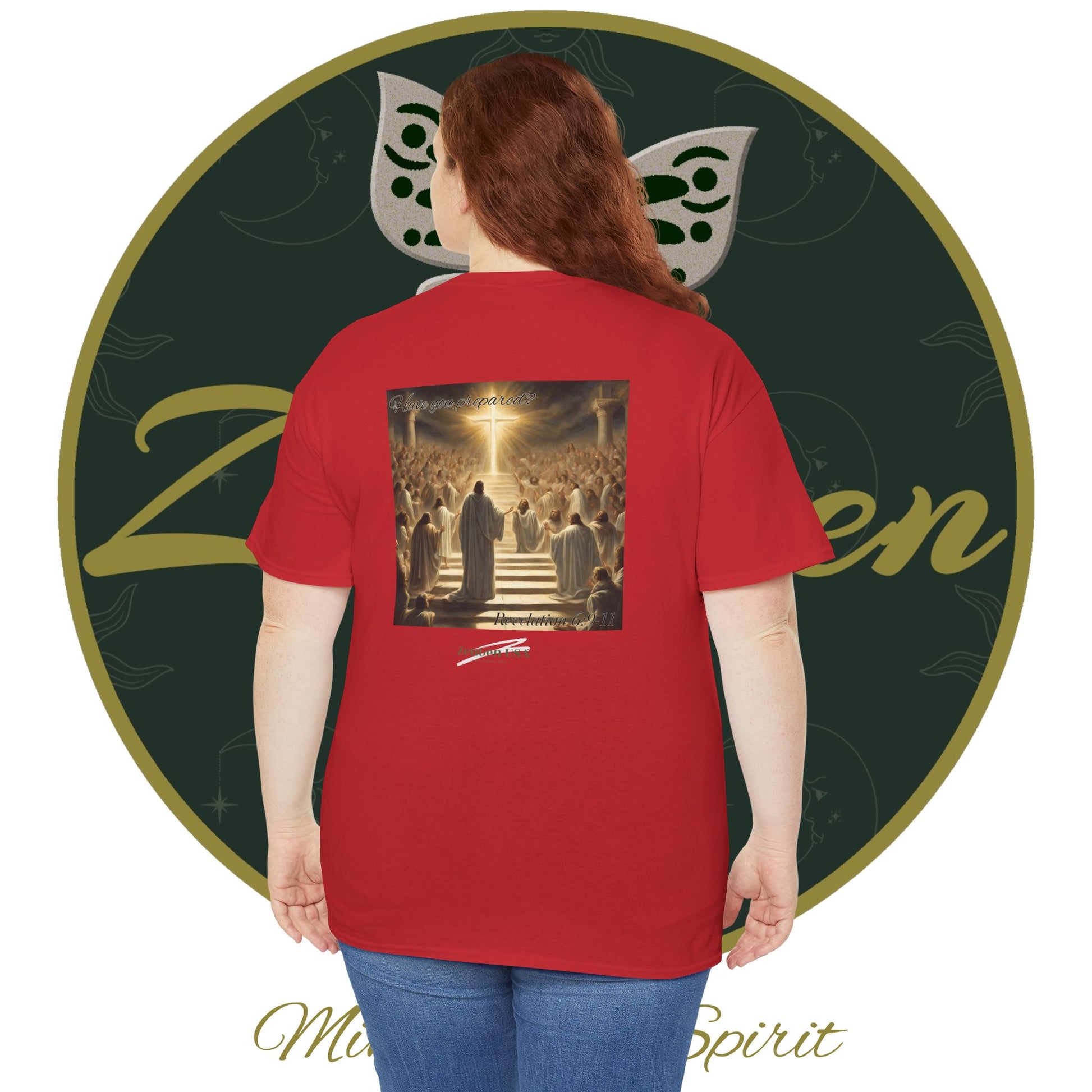 Apocalypse - 5th Seal Revelation 6:9-11 - Unisex Heavy Cotton Tee - Revelation Collection - ZenGen USA - ZenGen USA