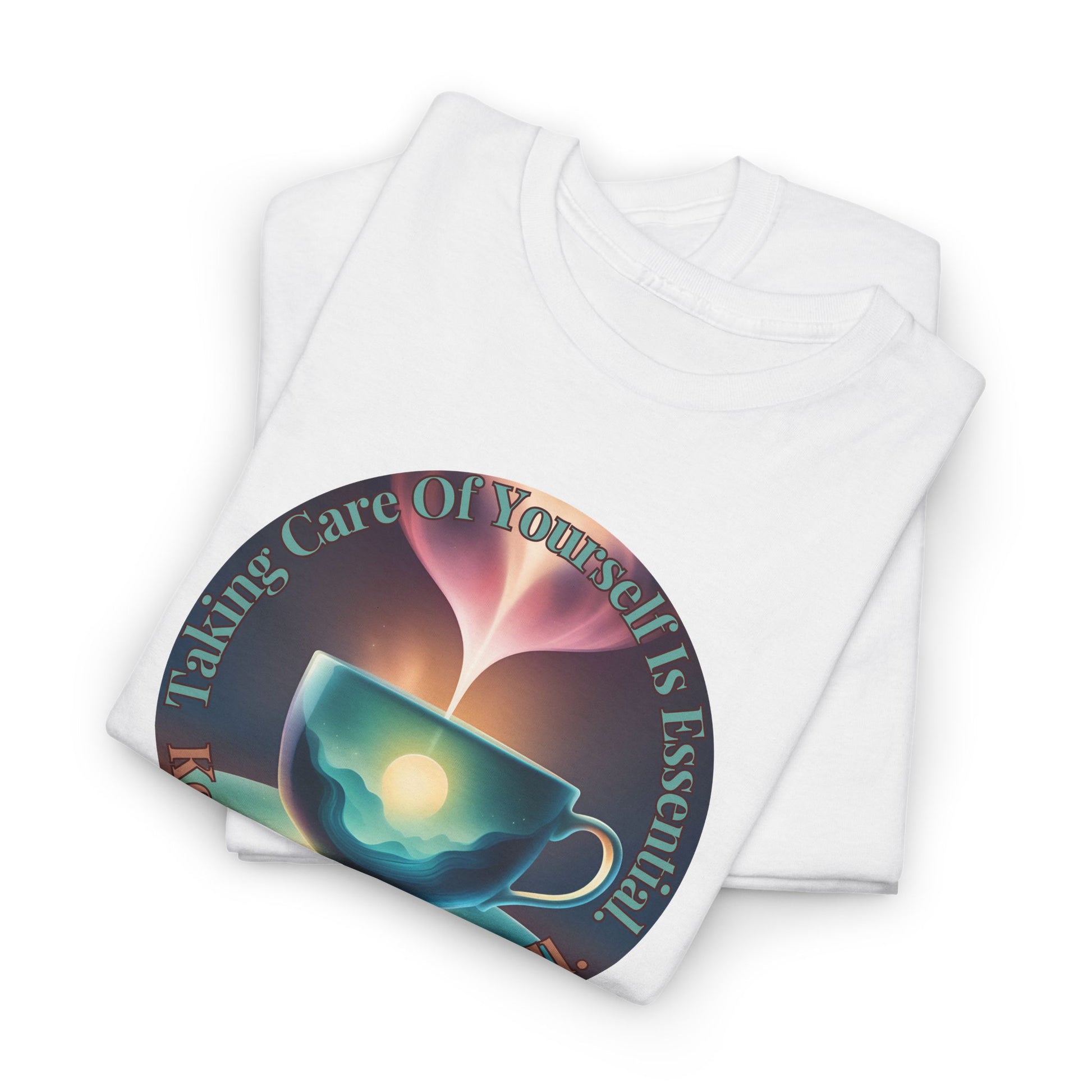 Keep Your Cup Full  Unisex Heavy Cotton Zen Graphic Tee | 12 Colors To Choose | ZenGen - ZenGen USA