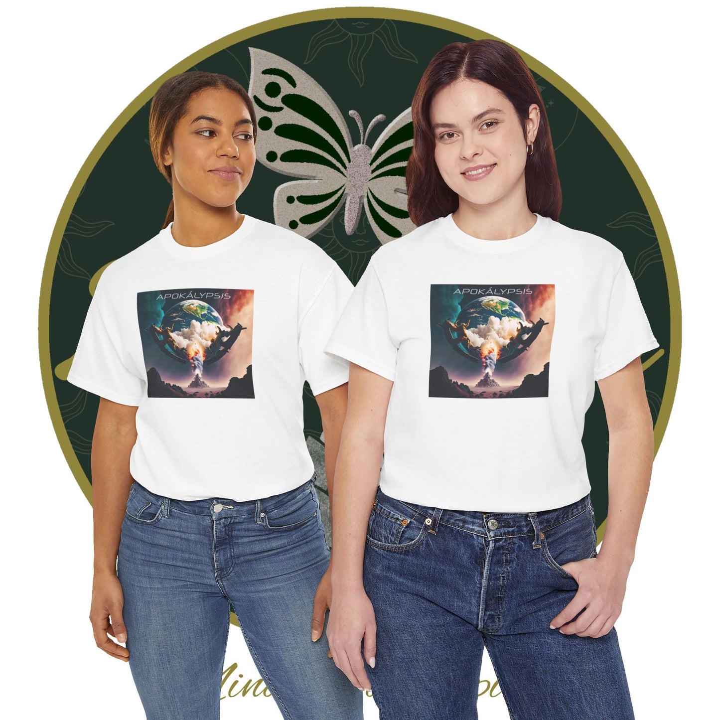 Apocalypse - 1st Seal Revelation 6:2 - Unisex Heavy Cotton Tee - Revelation Collection - ZenGen USA - ZenGen USA