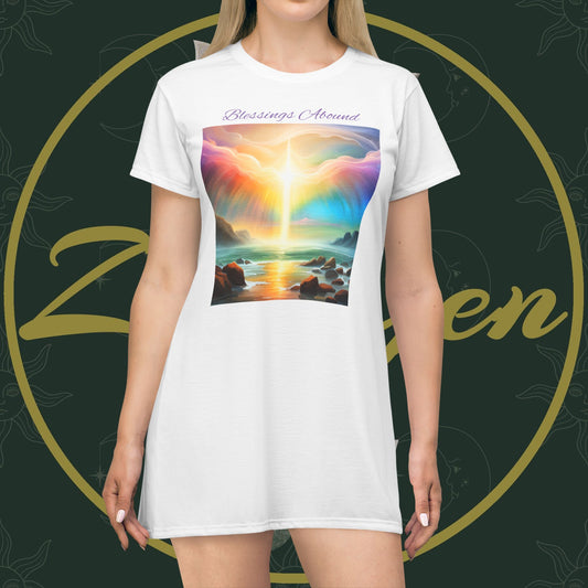 Blessings Abound - T-Shirt Dress - ZenGen USA - ZenGen USA