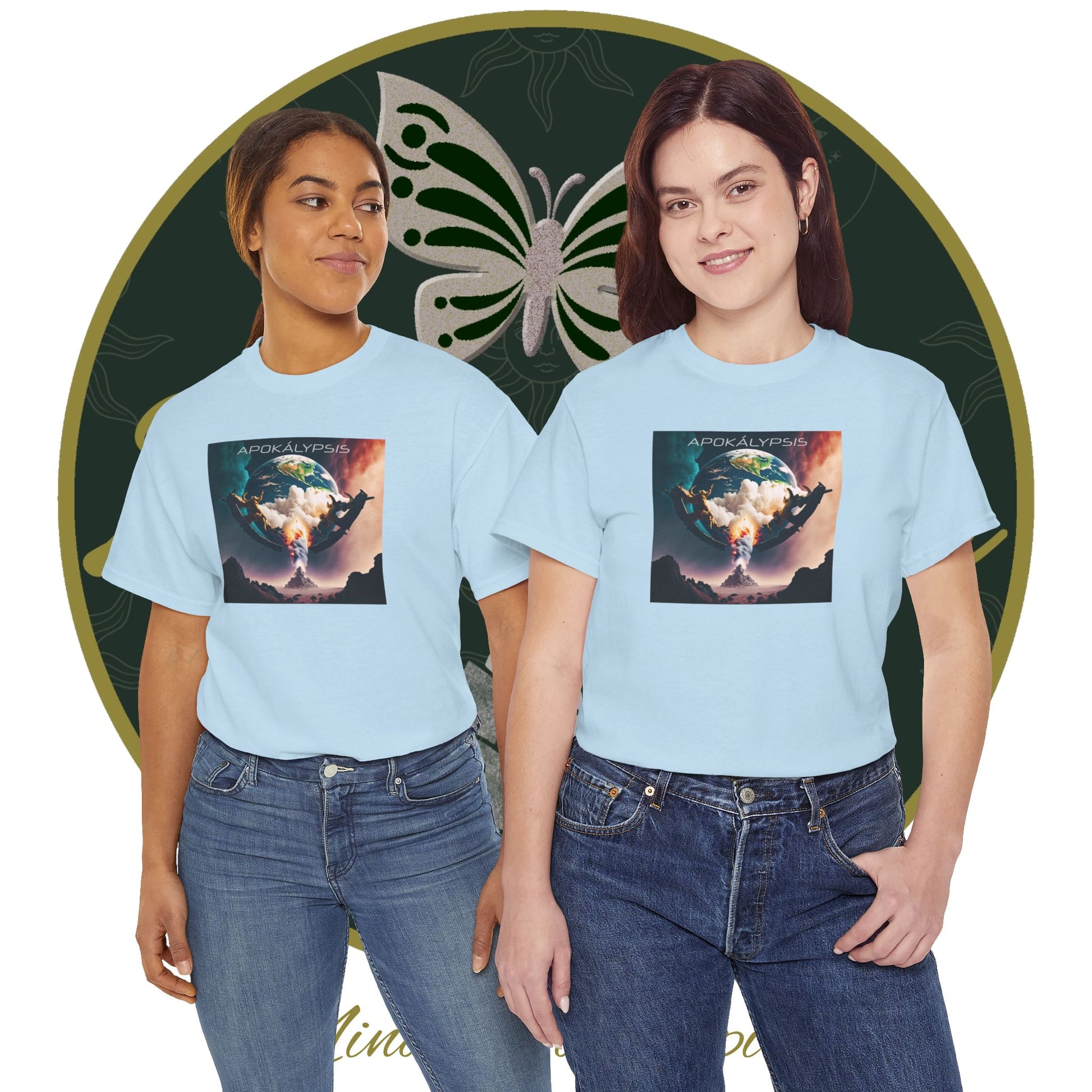 Apocalypse - 7th Seal Revelation 8:1 - Unisex Heavy Cotton Tee - Revelation Collection - ZenGen USA - ZenGen USA