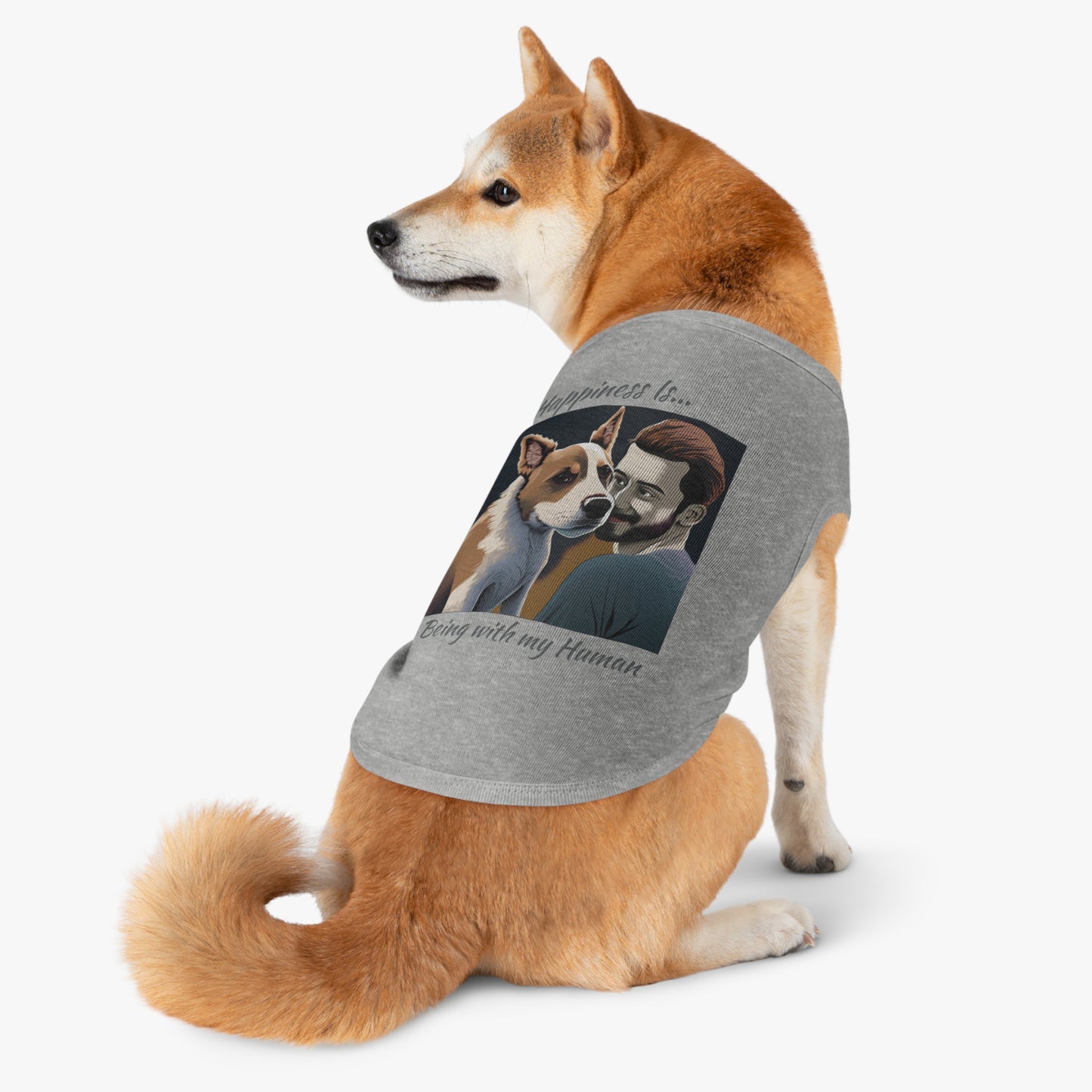 Pet Tank Top Doggy - Happiness is... ZenGen Furry Nation - ZenGen USA