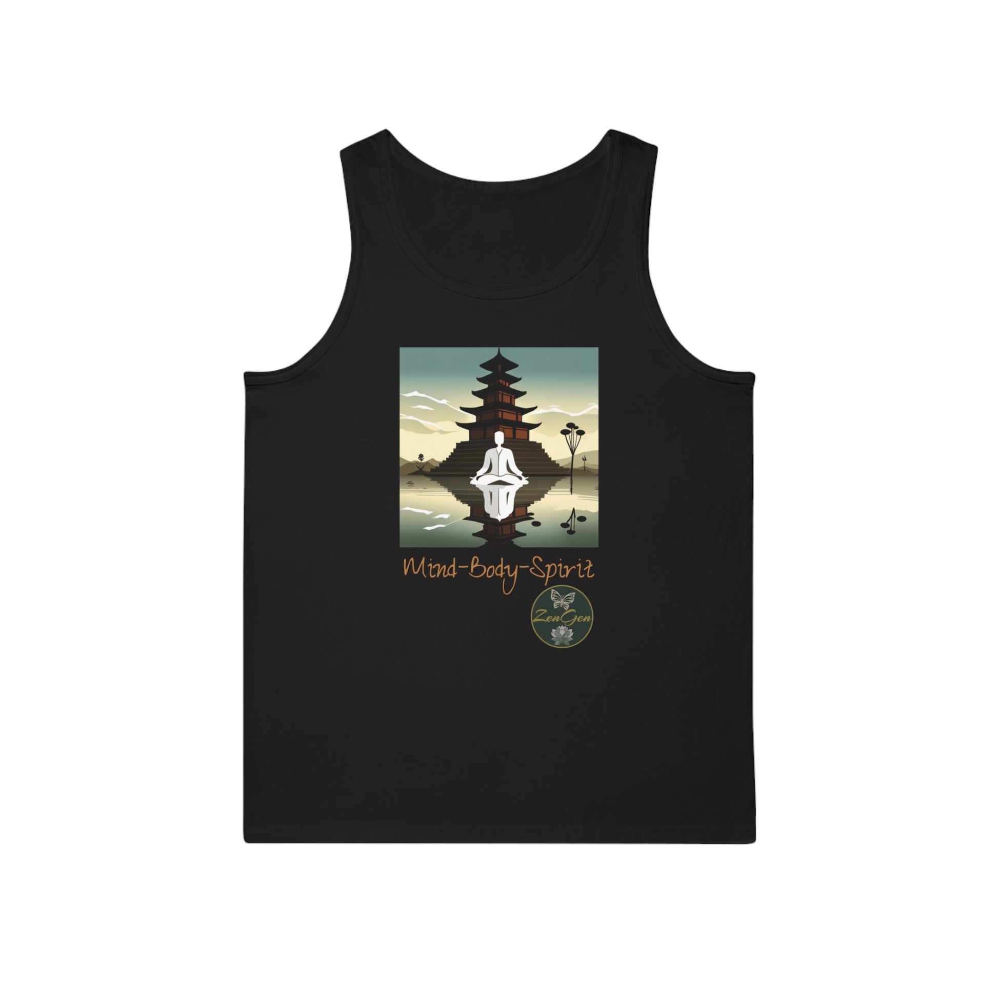 Mind-Body-Spirit, Unisex Softstyle™ Tank Top - ZenGen USA