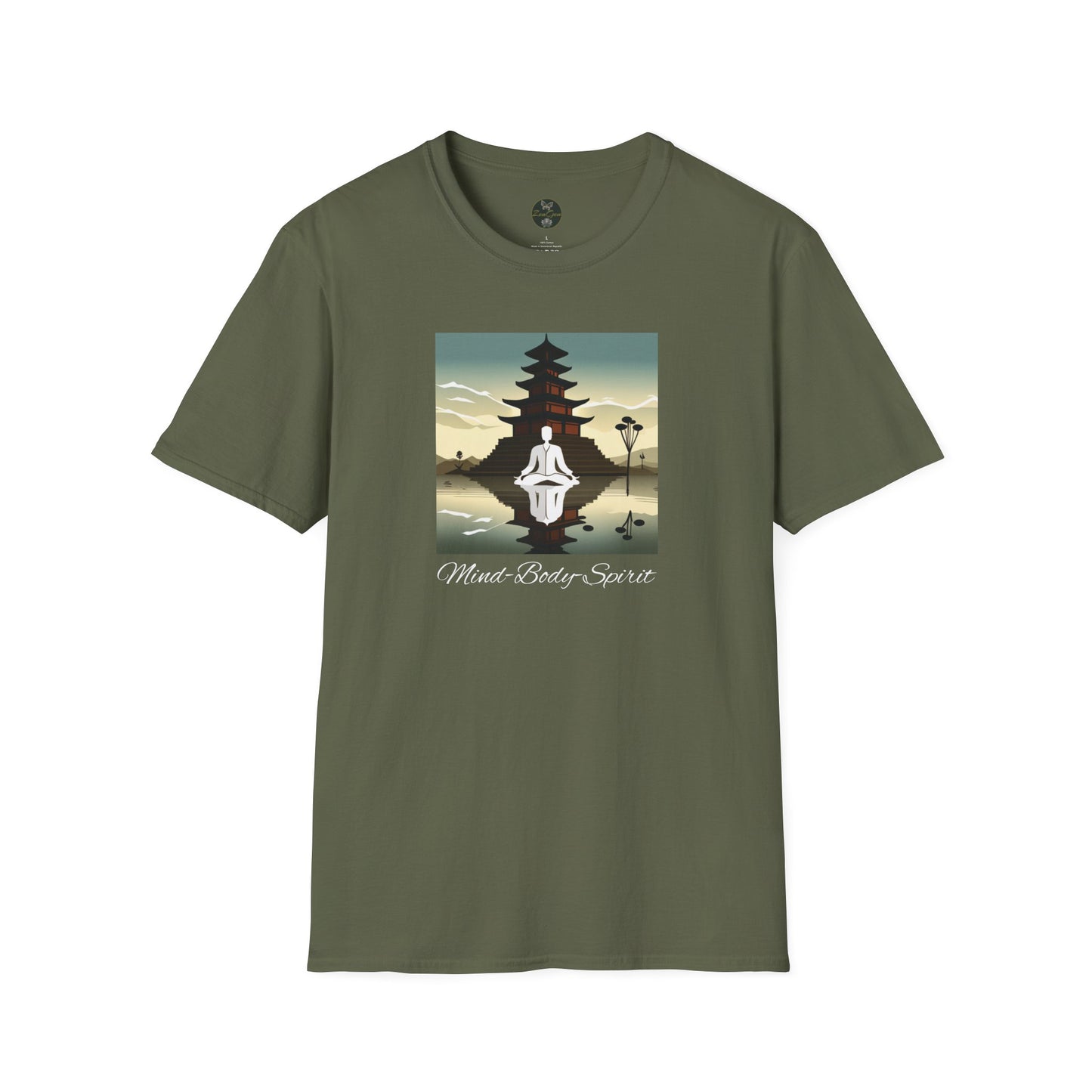 Mind-Body-Spirit, Unisex Softstyle T-Shirt - ZenGen USA