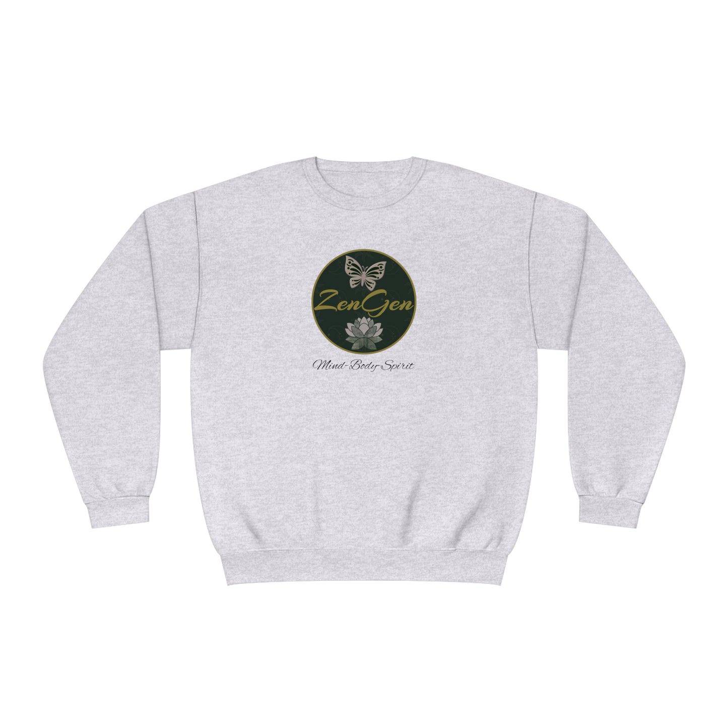 ZenGen Logo Sweatshirt - Unisex NuBlend® Crewneck Sweatshirt - ZenGen USA
