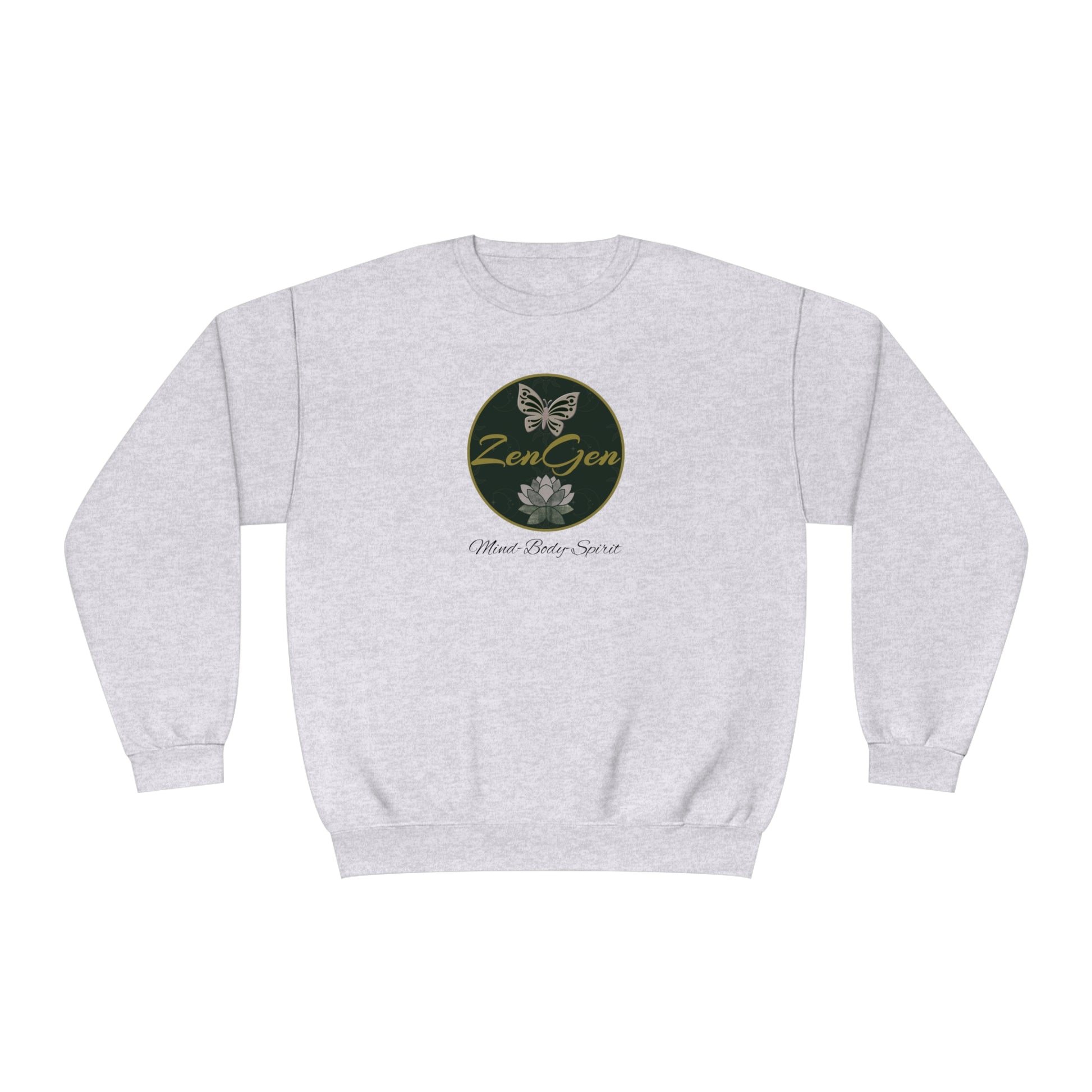 ZenGen Logo Sweatshirt - Unisex NuBlend® Crewneck Sweatshirt - ZenGen USA