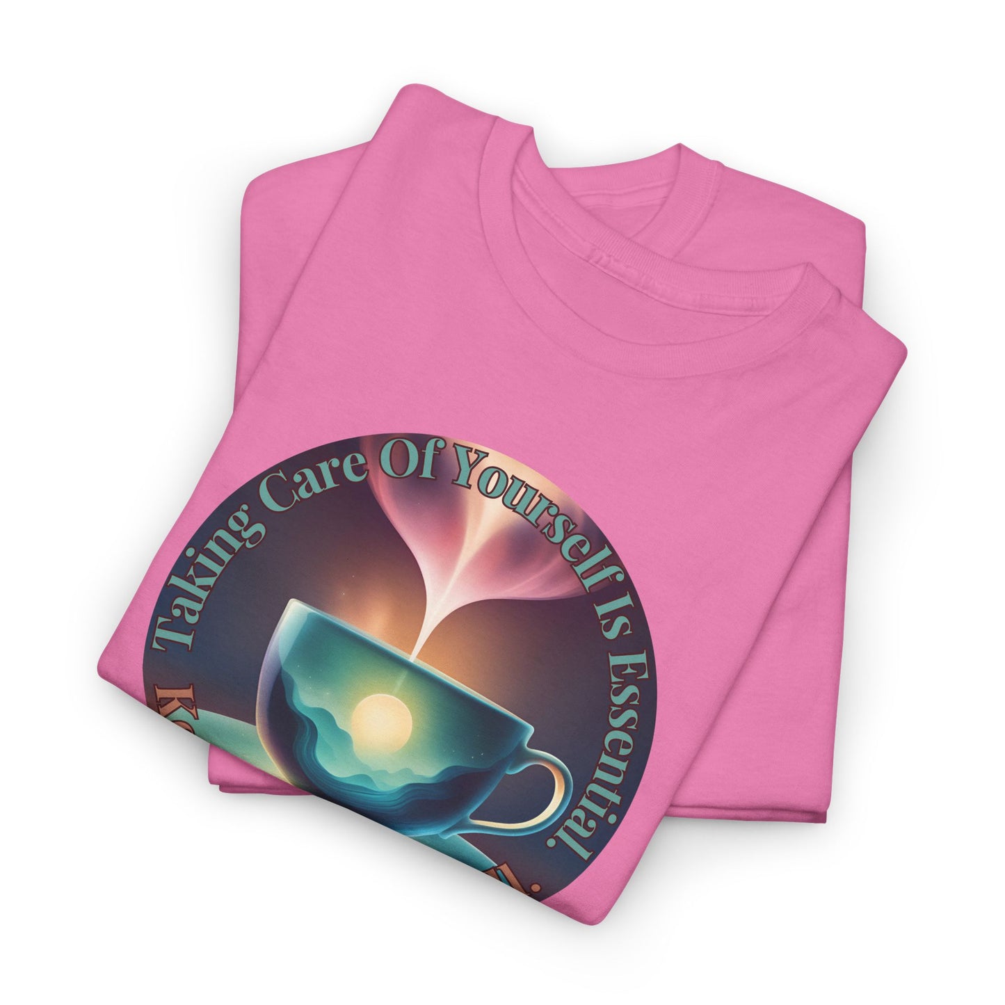 Keep Your Cup Full  Unisex Heavy Cotton Zen Graphic Tee | 12 Colors To Choose | ZenGen - ZenGen USA