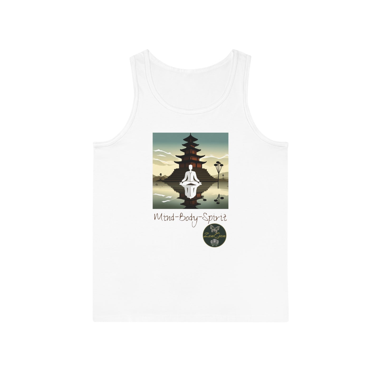 Mind-Body-Spirit, Unisex Softstyle™ Tank Top - ZenGen USA