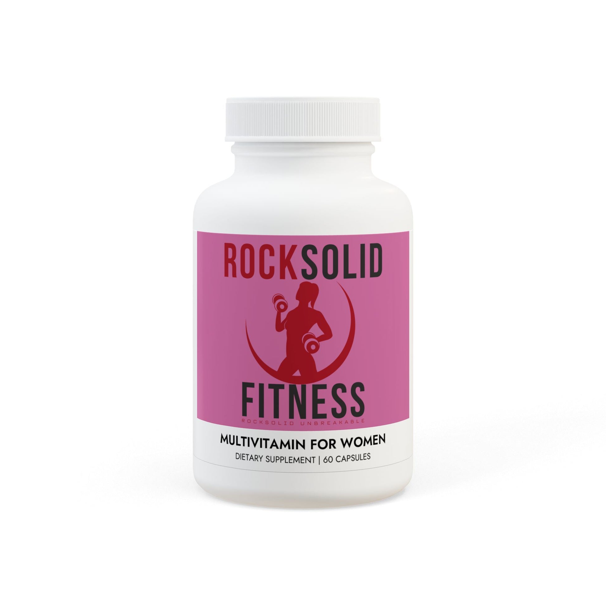 RockSolid Fitness Multivitamin for Women Supplement (60 Capsules) - ZenGen USA