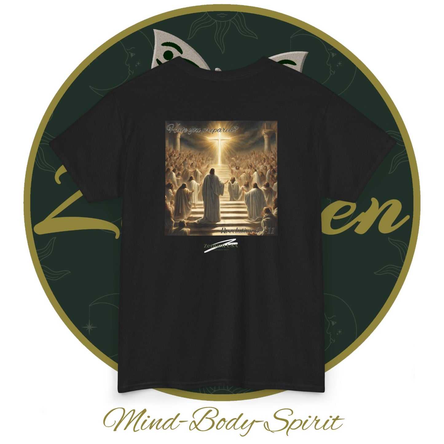 Apocalypse - 5th Seal Revelation 6:9-11 - Unisex Heavy Cotton Tee - Revelation Collection - ZenGen USA - ZenGen USA