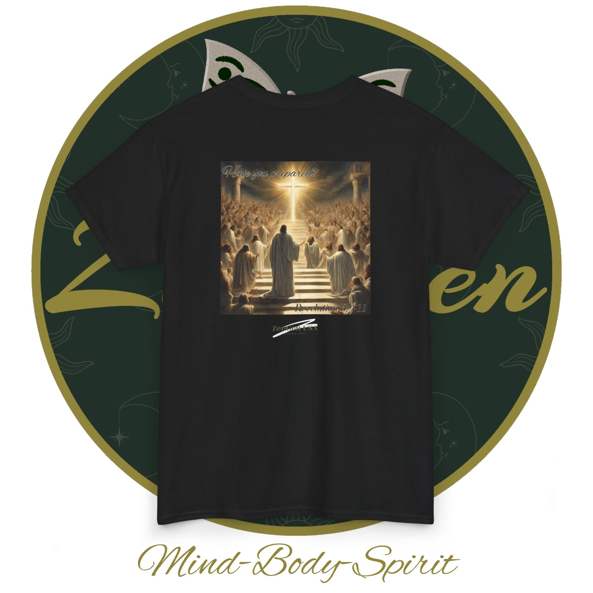 Apocalypse - 5th Seal Revelation 6:9-11 - Unisex Heavy Cotton Tee - Revelation Collection - ZenGen USA - ZenGen USA