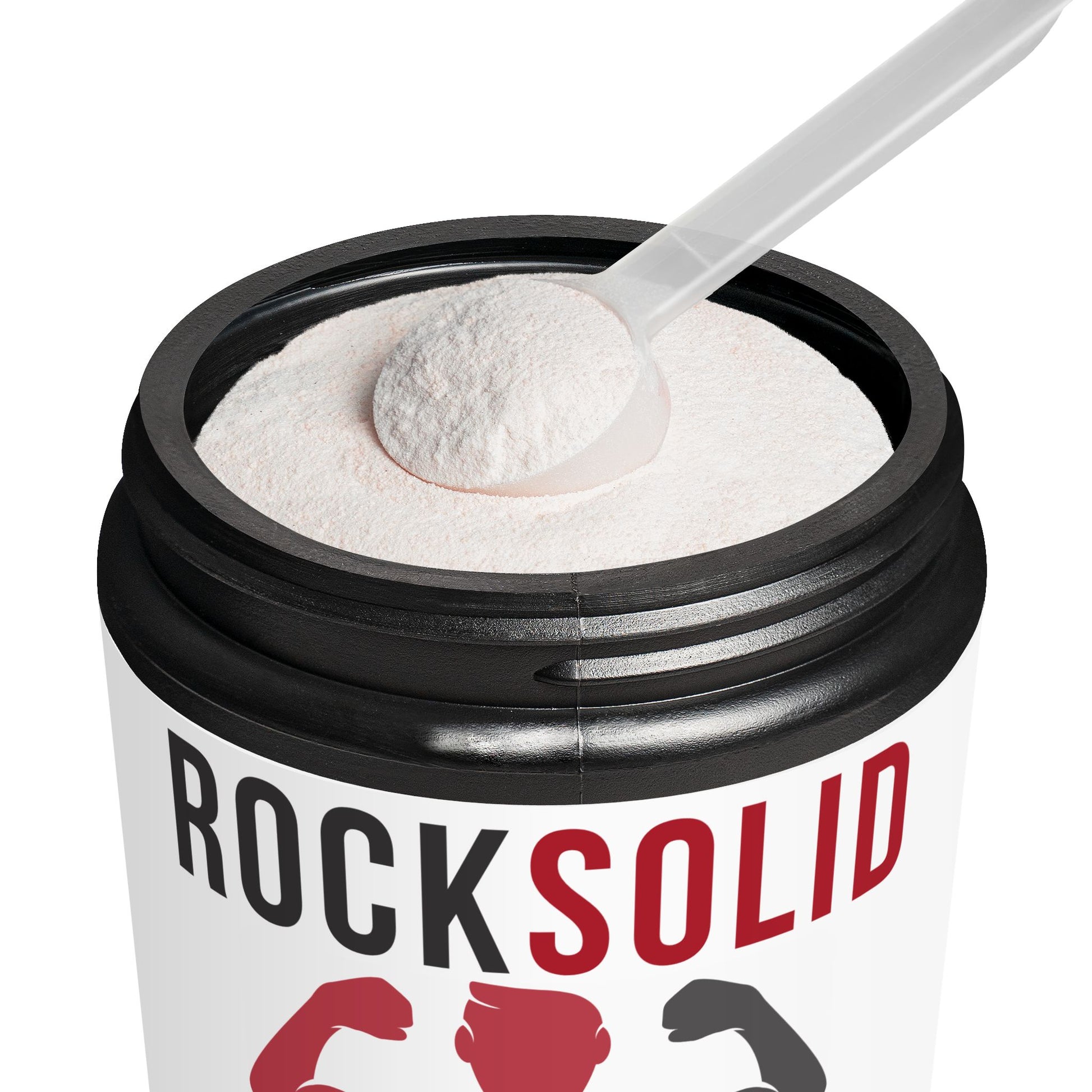 RockSolid Fitness BCAA Supplement - Watermelon Flavored (325g, 11.46oz, 45 servings) - ZenGen USA