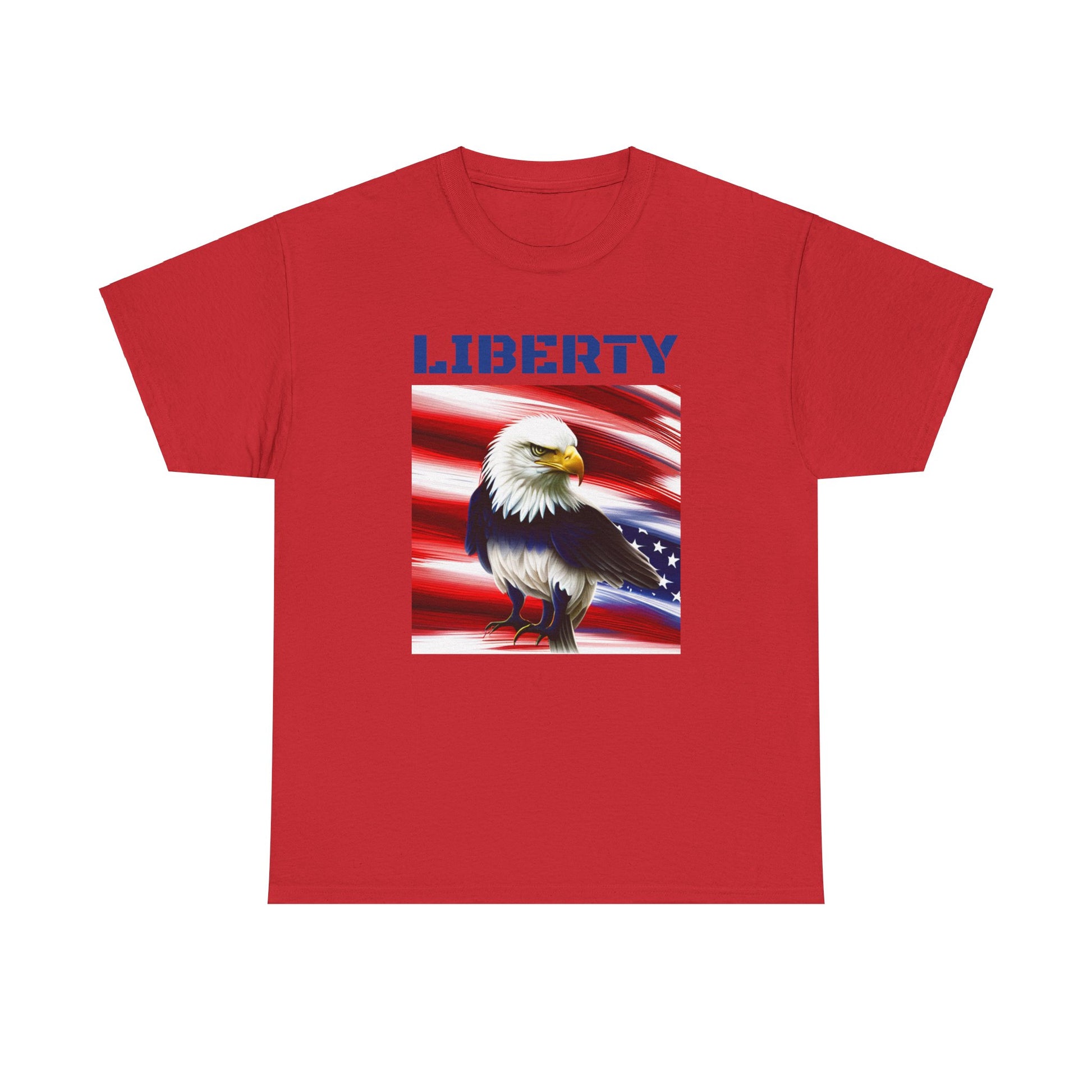 LIBERTY, Living Free - Unisex Heavy Cotton Tee - ZenGen USA - ZenGen USA