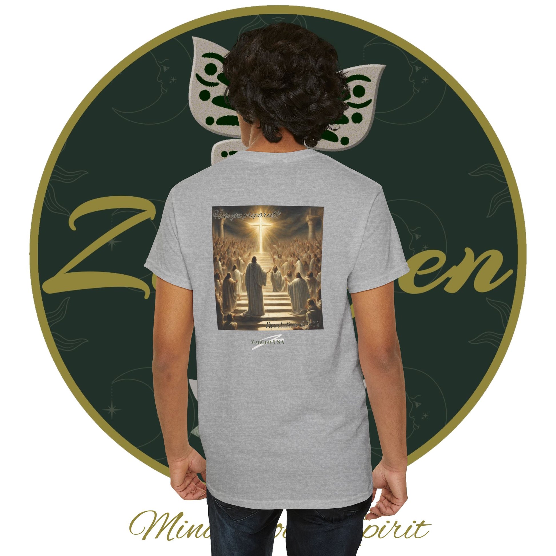 Apocalypse - 5th Seal Revelation 6:9-11 - Unisex Heavy Cotton Tee - Revelation Collection - ZenGen USA - ZenGen USA