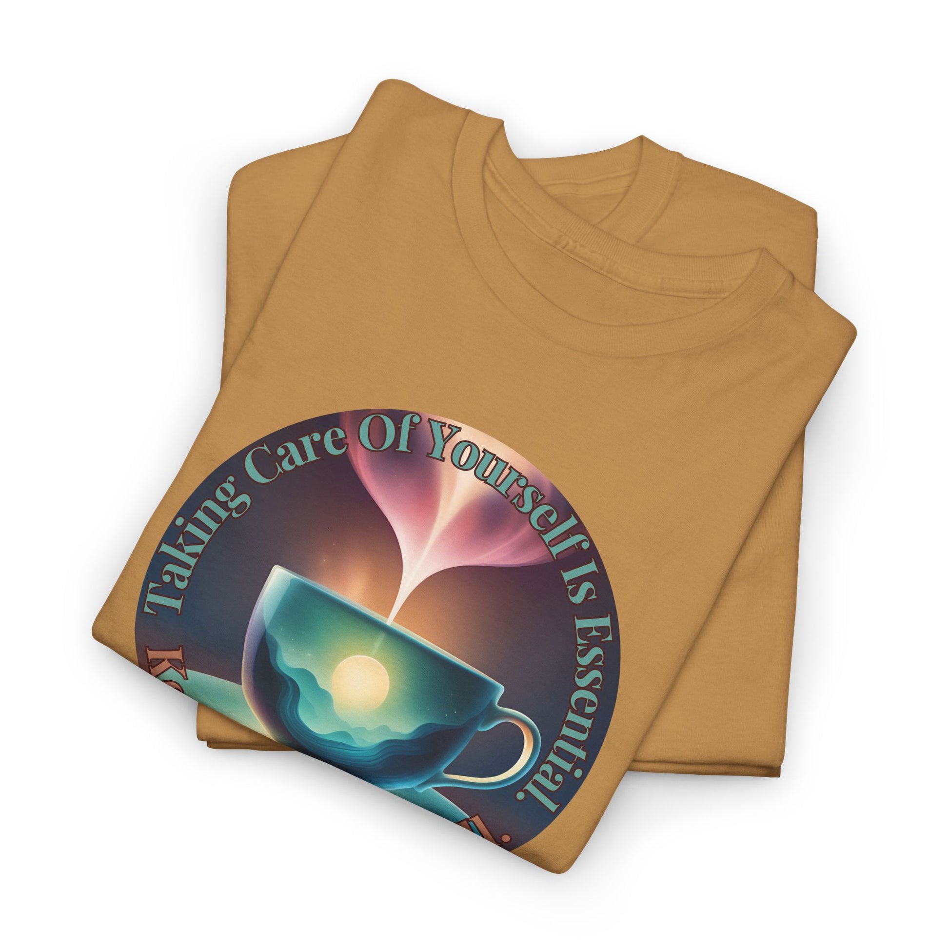 Keep Your Cup Full  Unisex Heavy Cotton Zen Graphic Tee | 12 Colors To Choose | ZenGen - ZenGen USA