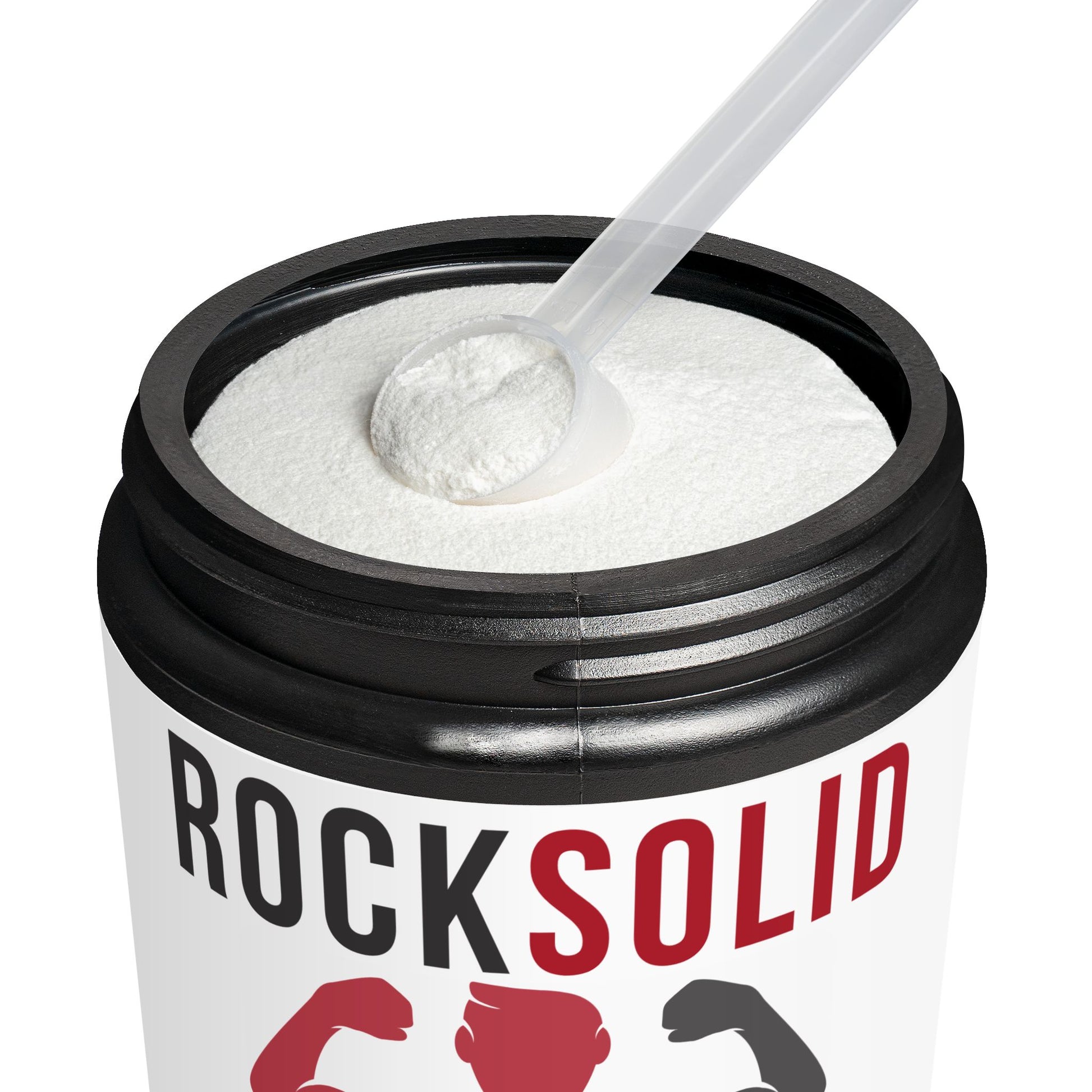 RockSolid Fitness BCAA Supplement - Grape Flavored (325g, 11.46oz, 50 servings) - ZenGen USA