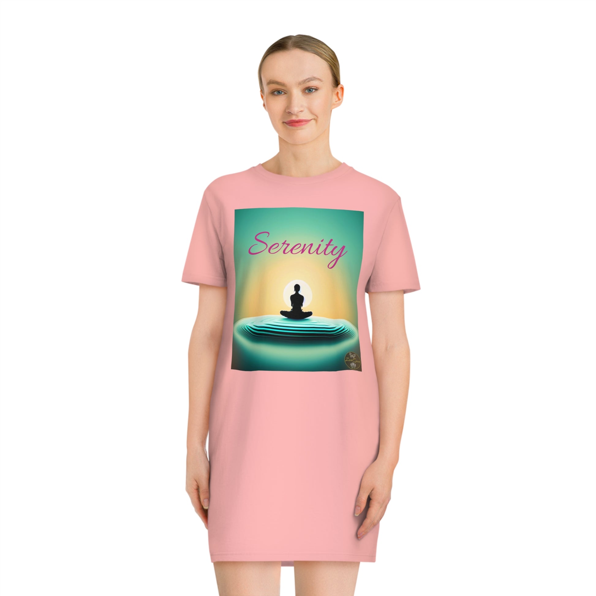 T-Shirt Dress - SERENITY - ZenGen USA - ZenGen USA