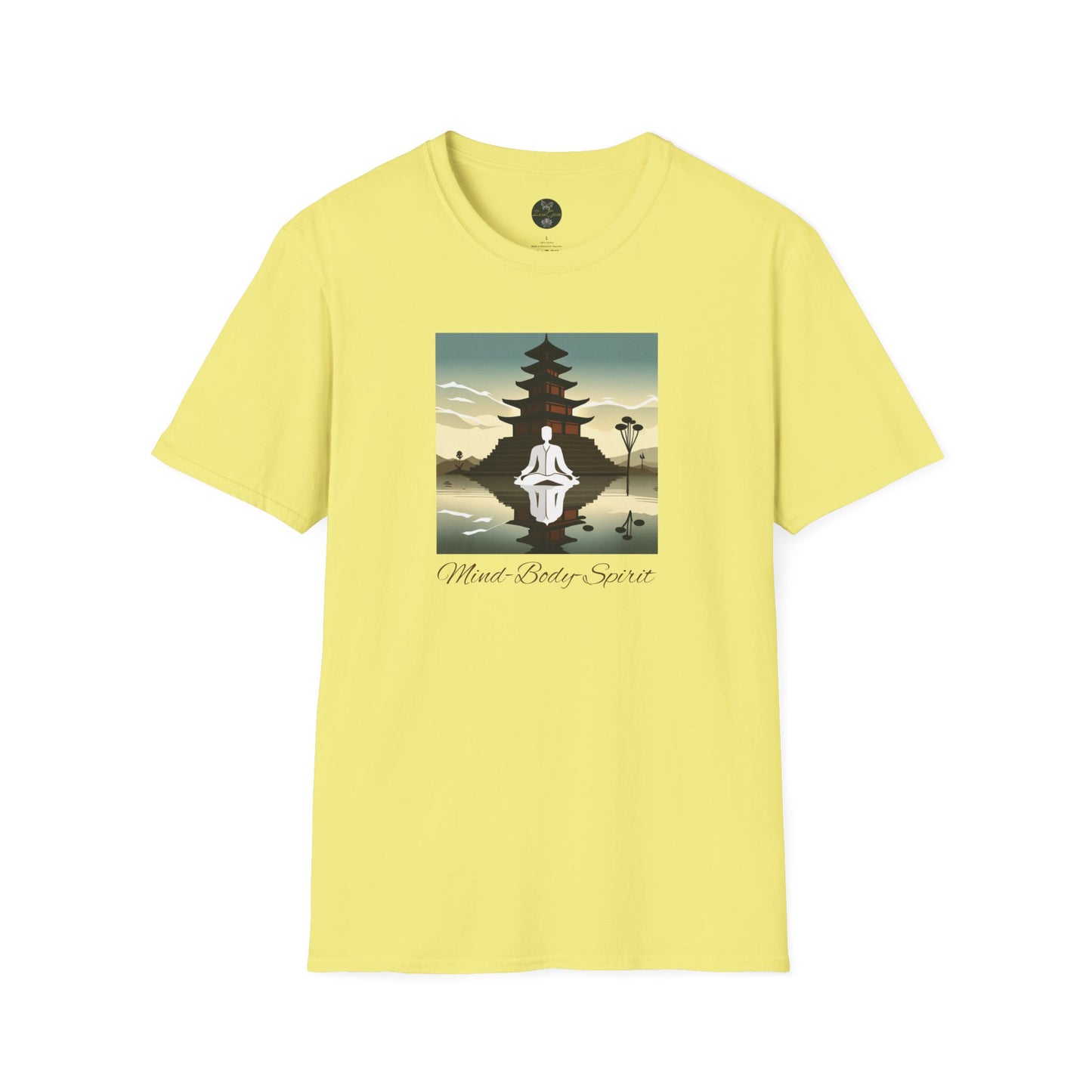 Mind-Body-Spirit, Unisex Softstyle T-Shirt - ZenGen USA