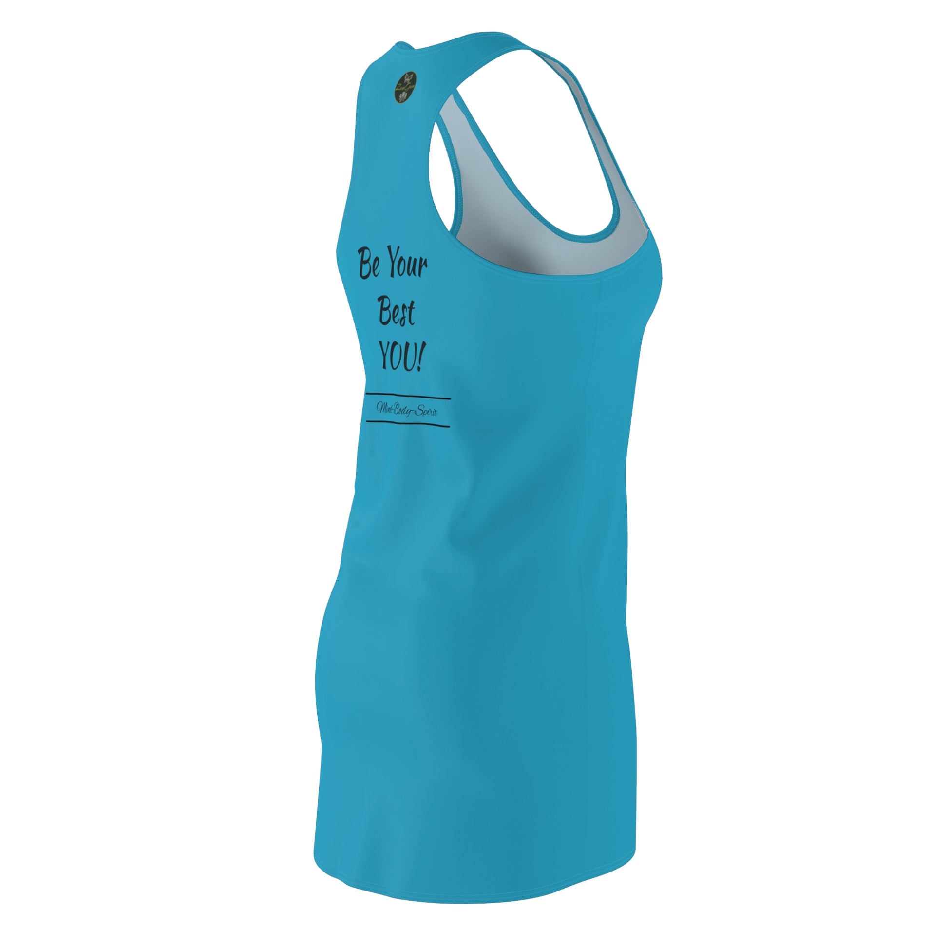 Be Your Best YOU! ZenGen - Turquoise Women's Cut & Sew Racerback Dress - ZenGen USA