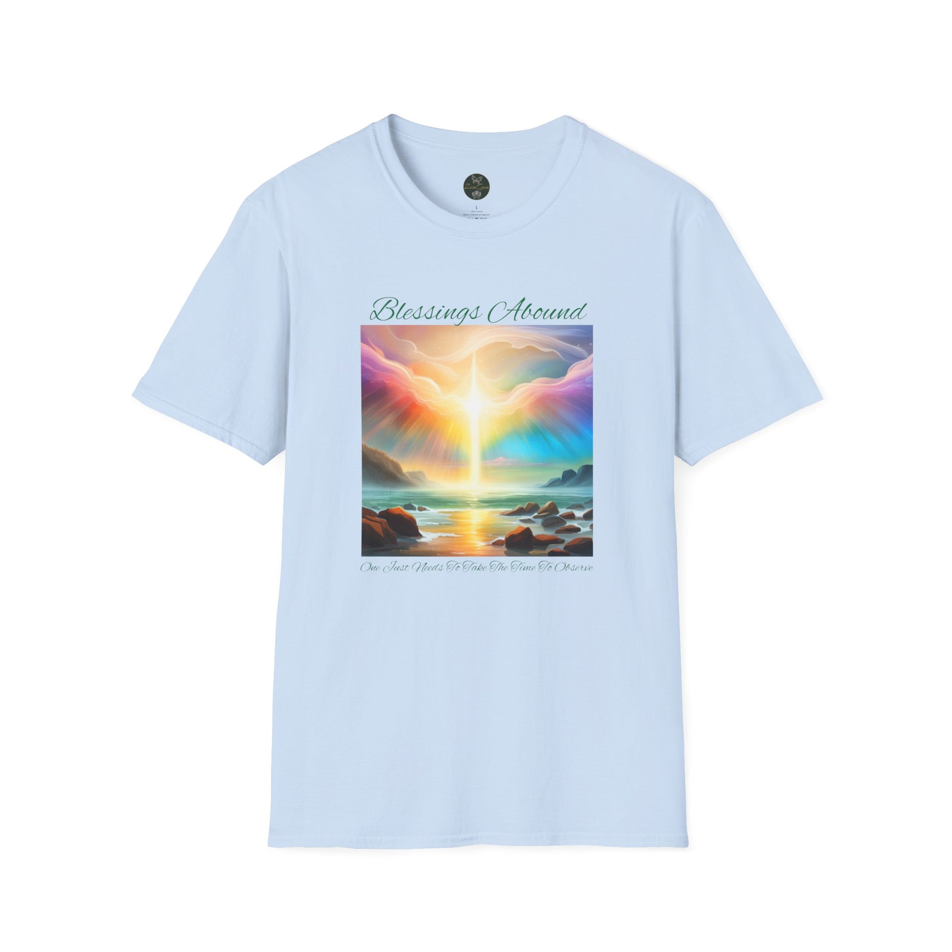 Blessings Abound - Unisex Softstyle T-Shirt - ZenGen USA