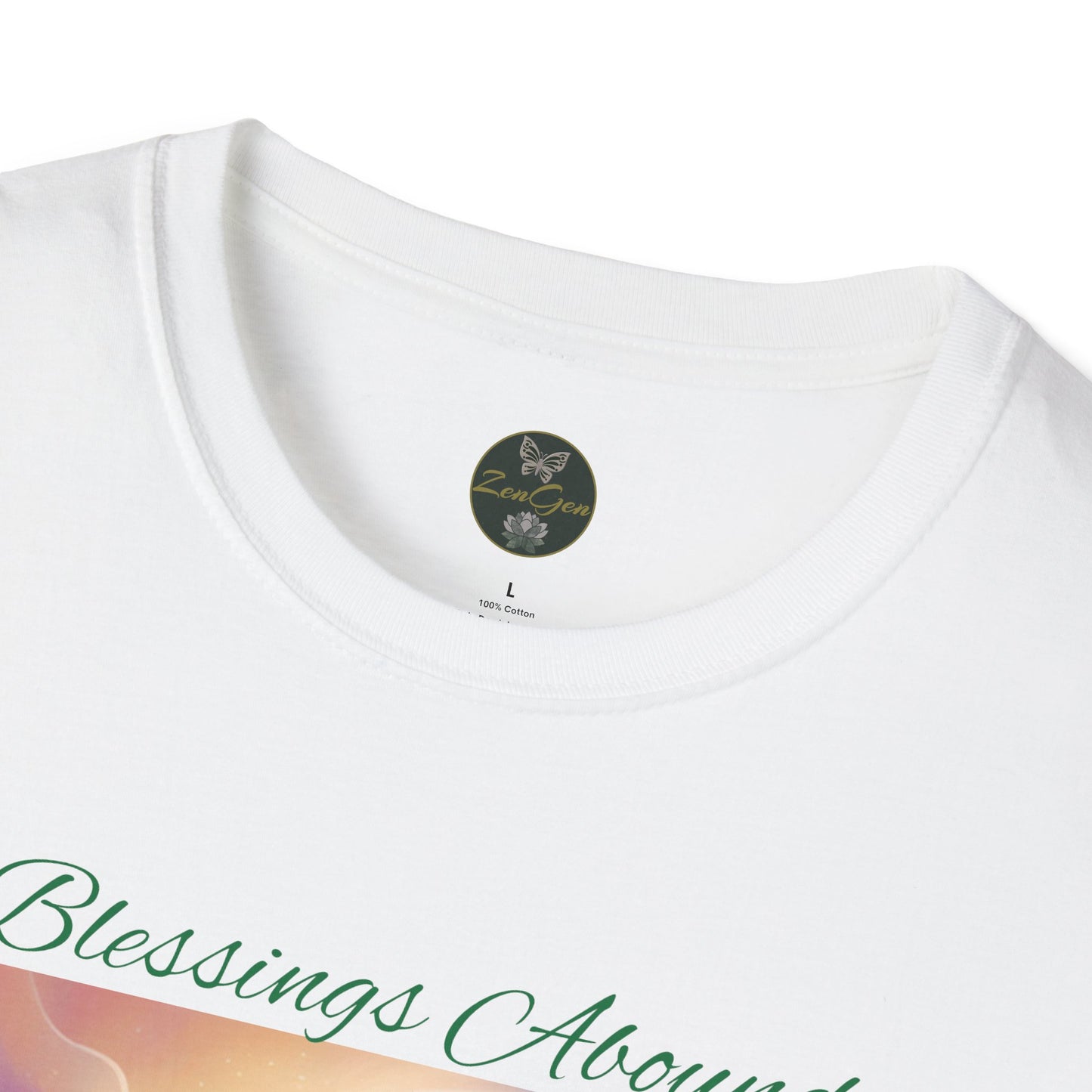 Blessings Abound - Unisex Softstyle T-Shirt - ZenGen USA