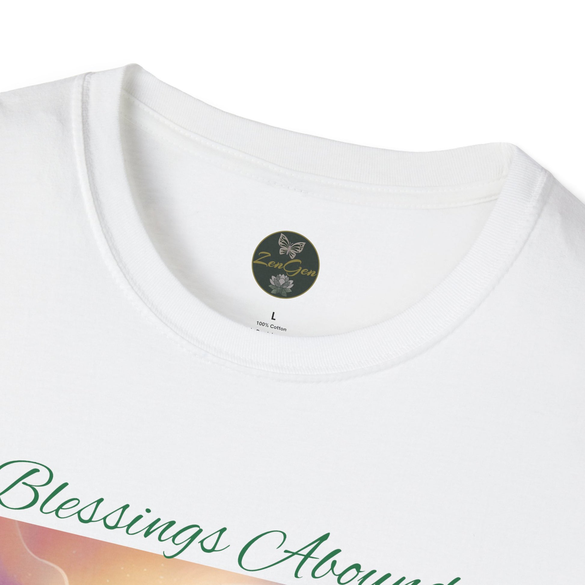 Blessings Abound - Unisex Softstyle T-Shirt - ZenGen USA