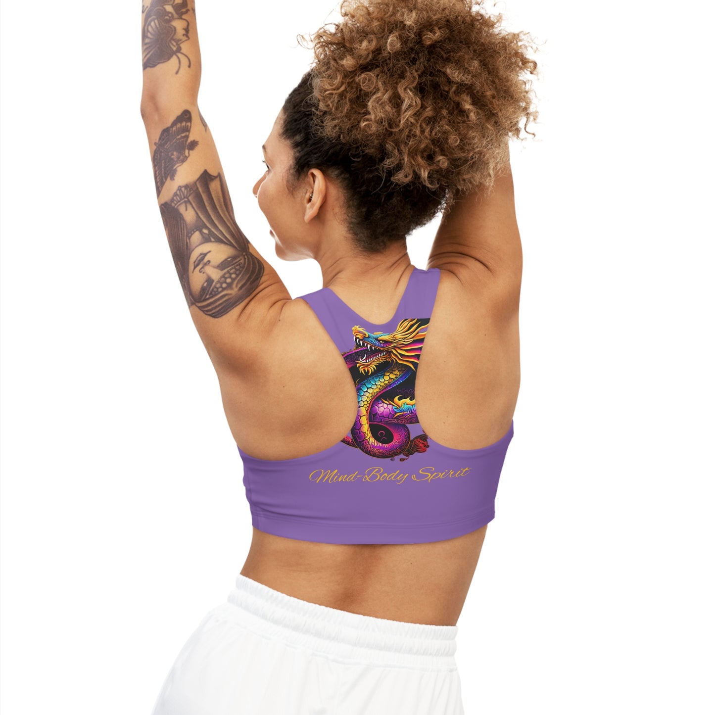 Dragon Sports Bra | Orchid | Rock Solid | ZenGen USA - ZenGen USA