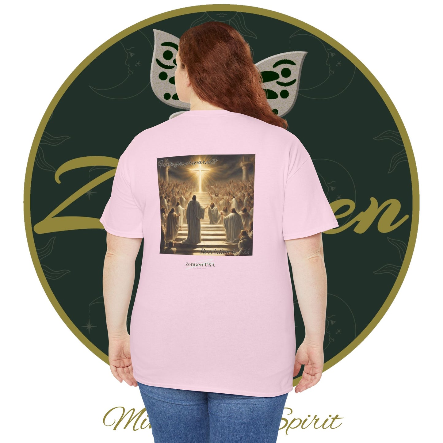 Apocalypse - 5th Seal Revelation 6:9-11 - Unisex Heavy Cotton Tee - Revelation Collection - ZenGen USA - ZenGen USA