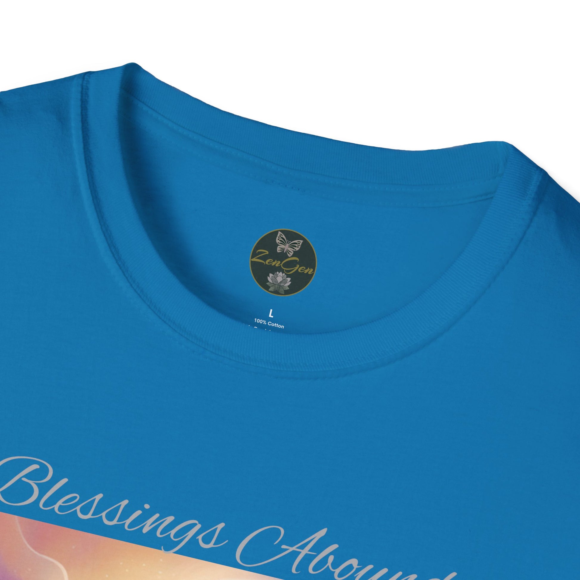 Blessings Abound - Unisex Softstyle T-Shirt - ZenGen USA