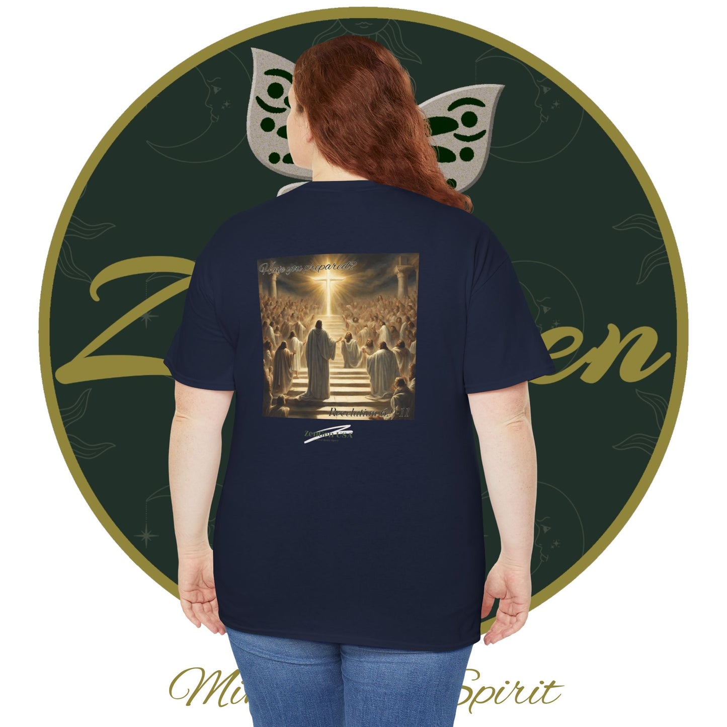 Apocalypse - 5th Seal Revelation 6:9-11 - Unisex Heavy Cotton Tee - Revelation Collection - ZenGen USA - ZenGen USA