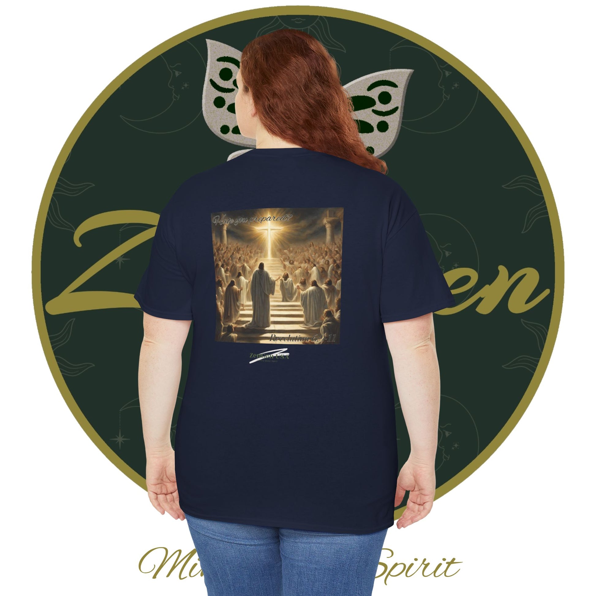 Apocalypse - 5th Seal Revelation 6:9-11 - Unisex Heavy Cotton Tee - Revelation Collection - ZenGen USA - ZenGen USA