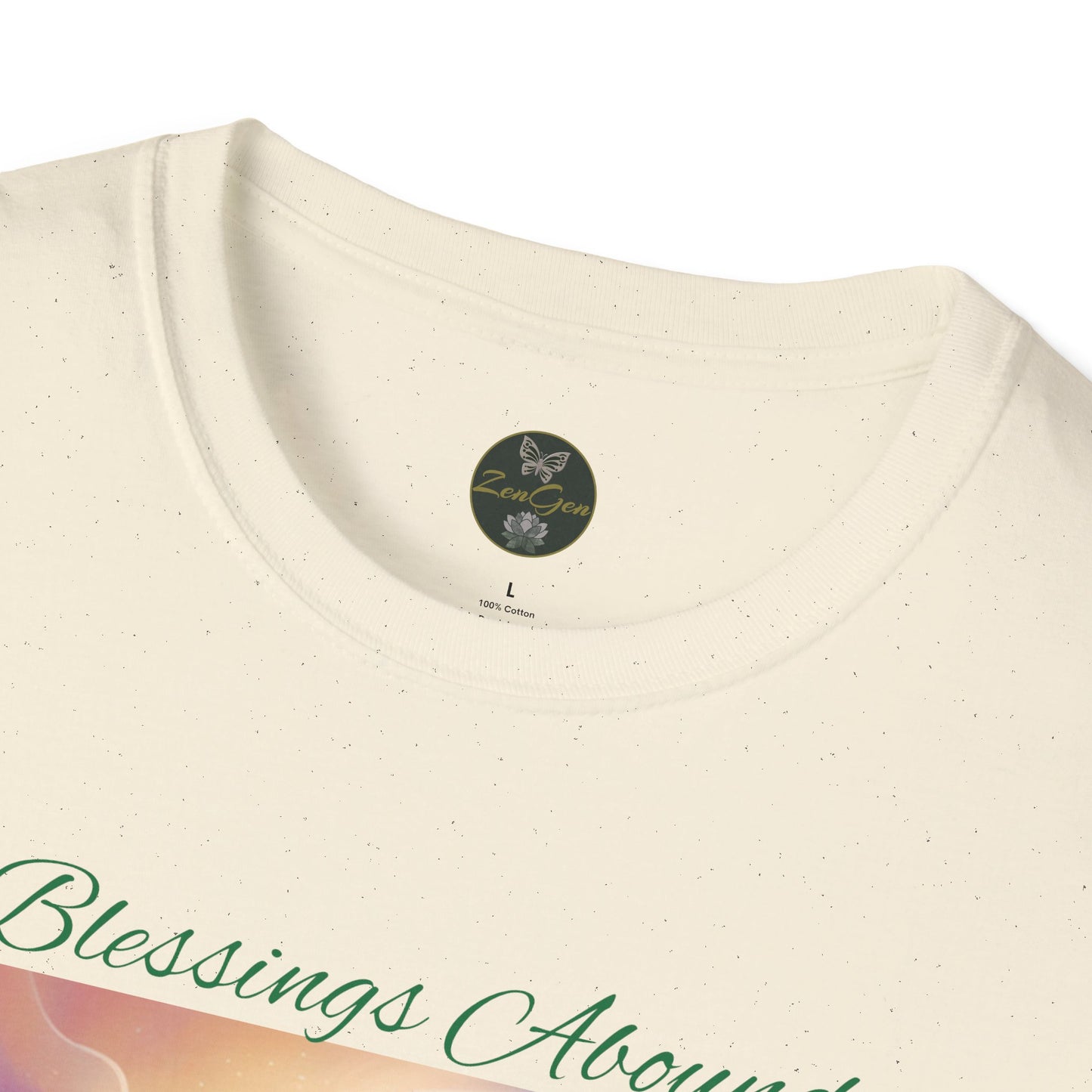 Blessings Abound - Unisex Softstyle T-Shirt - ZenGen USA