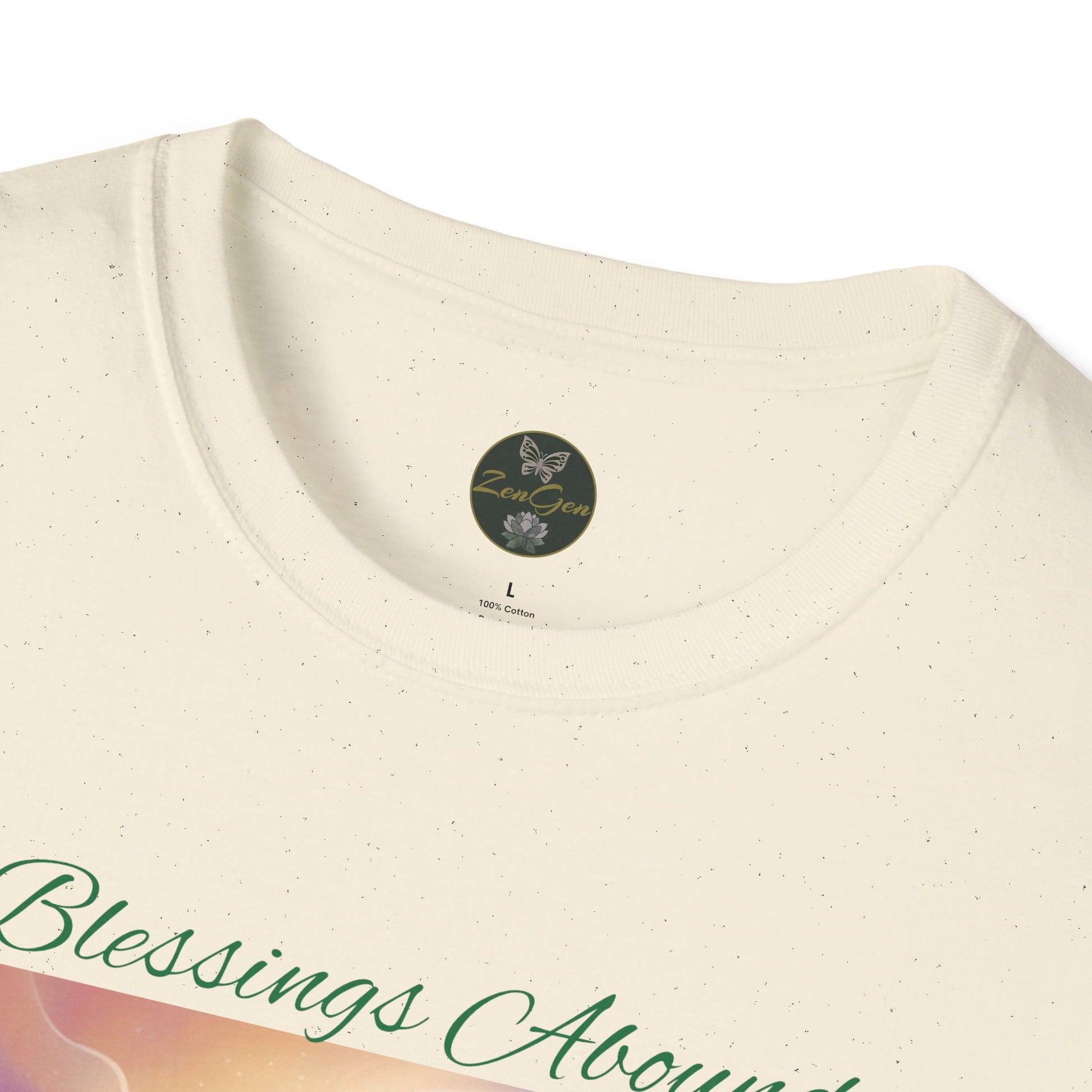 Blessings Abound - Unisex Softstyle T-Shirt - ZenGen USA