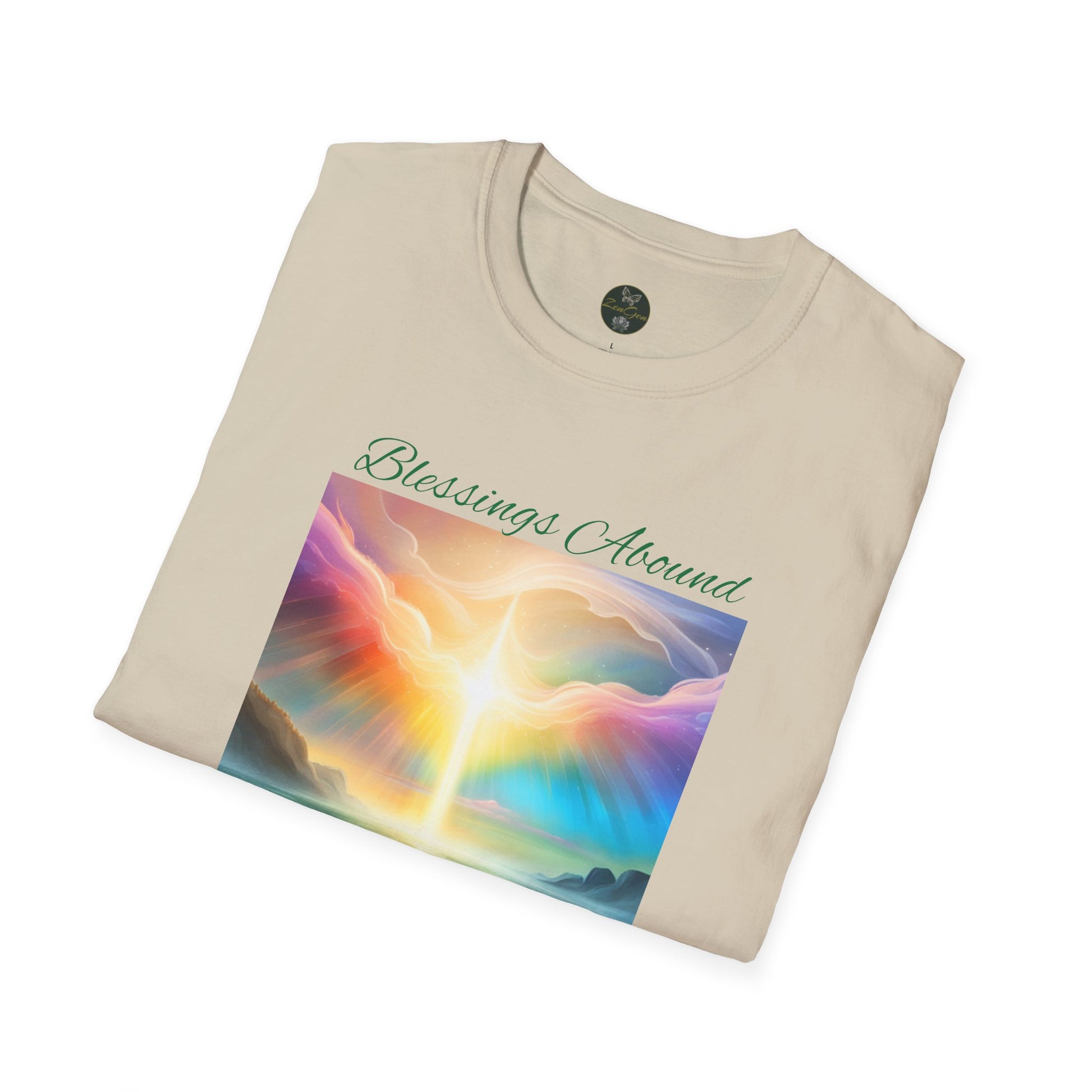 Blessings Abound - Unisex Softstyle T-Shirt - ZenGen USA