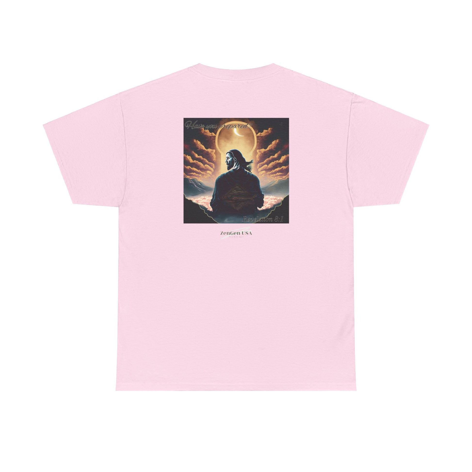 Apocalypse - 7th Seal Revelation 8:1 - Unisex Heavy Cotton Tee - Revelation Collection - ZenGen USA - ZenGen USA