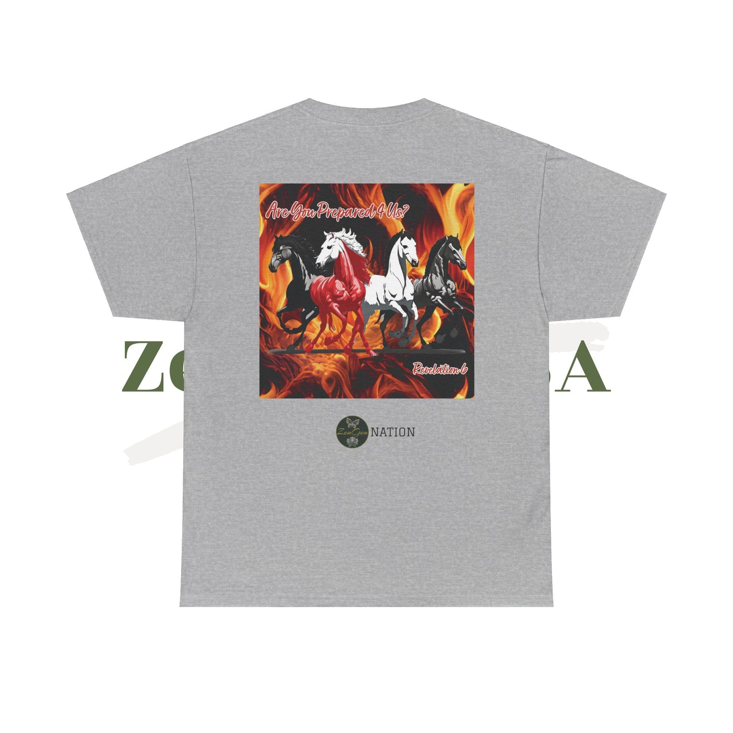 Apocalypse - Are You Prepared? - Unisex Heavy Cotton Tee - ZenGen USA - ZenGen USA